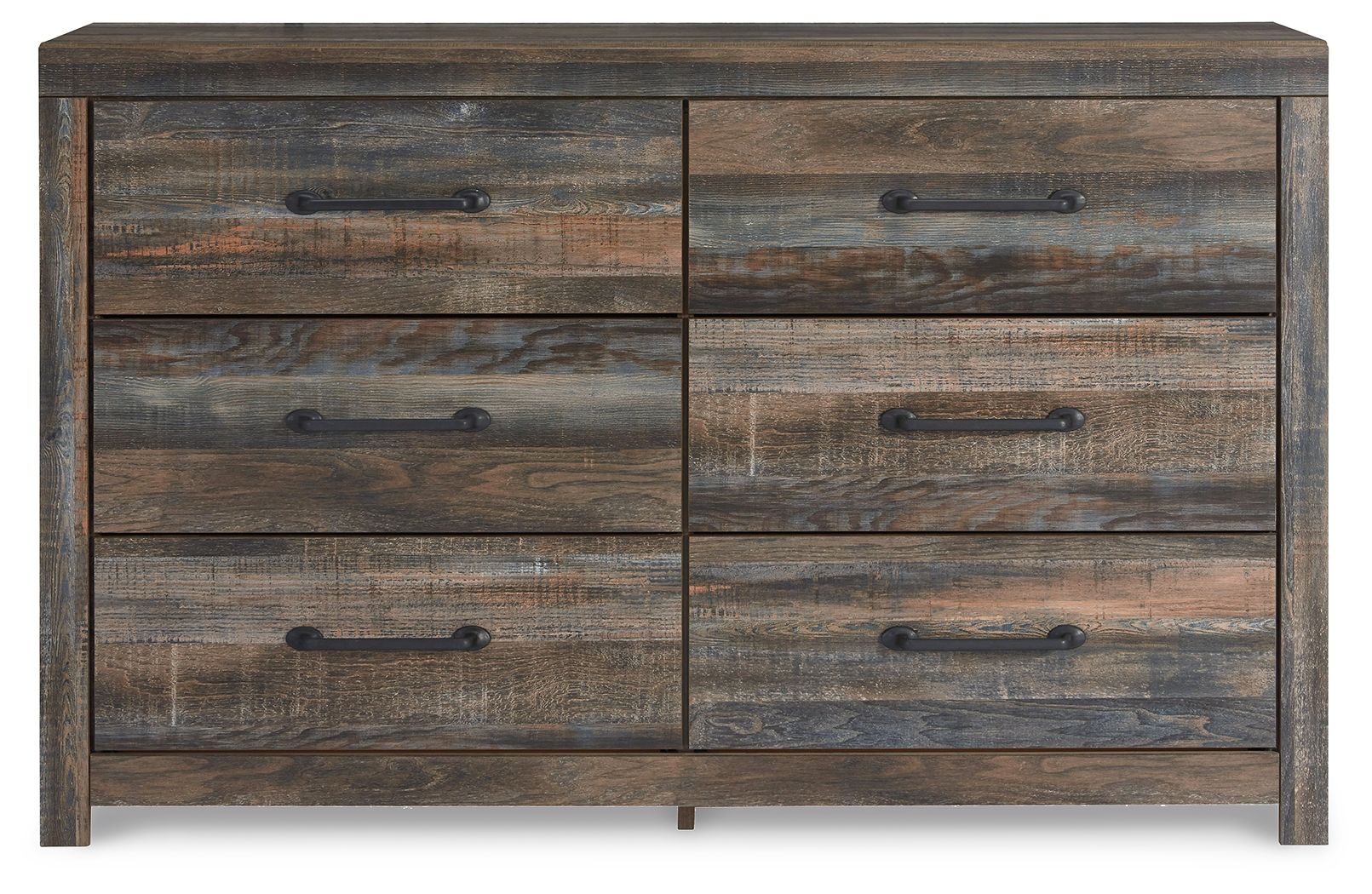 Drystan - Six Drawer Dresser - Brown / Beige