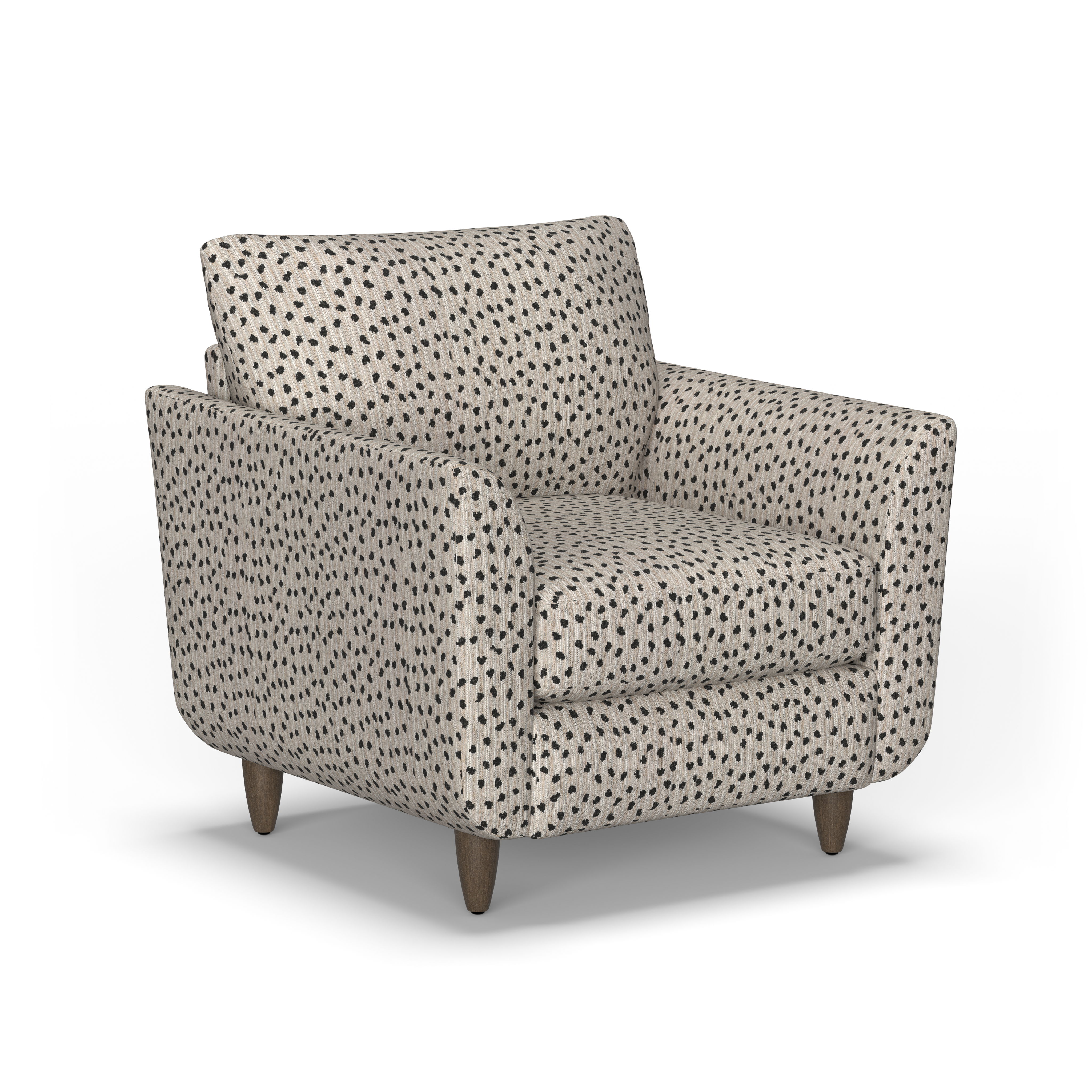Mia - Fabric Chair, beige, view 3