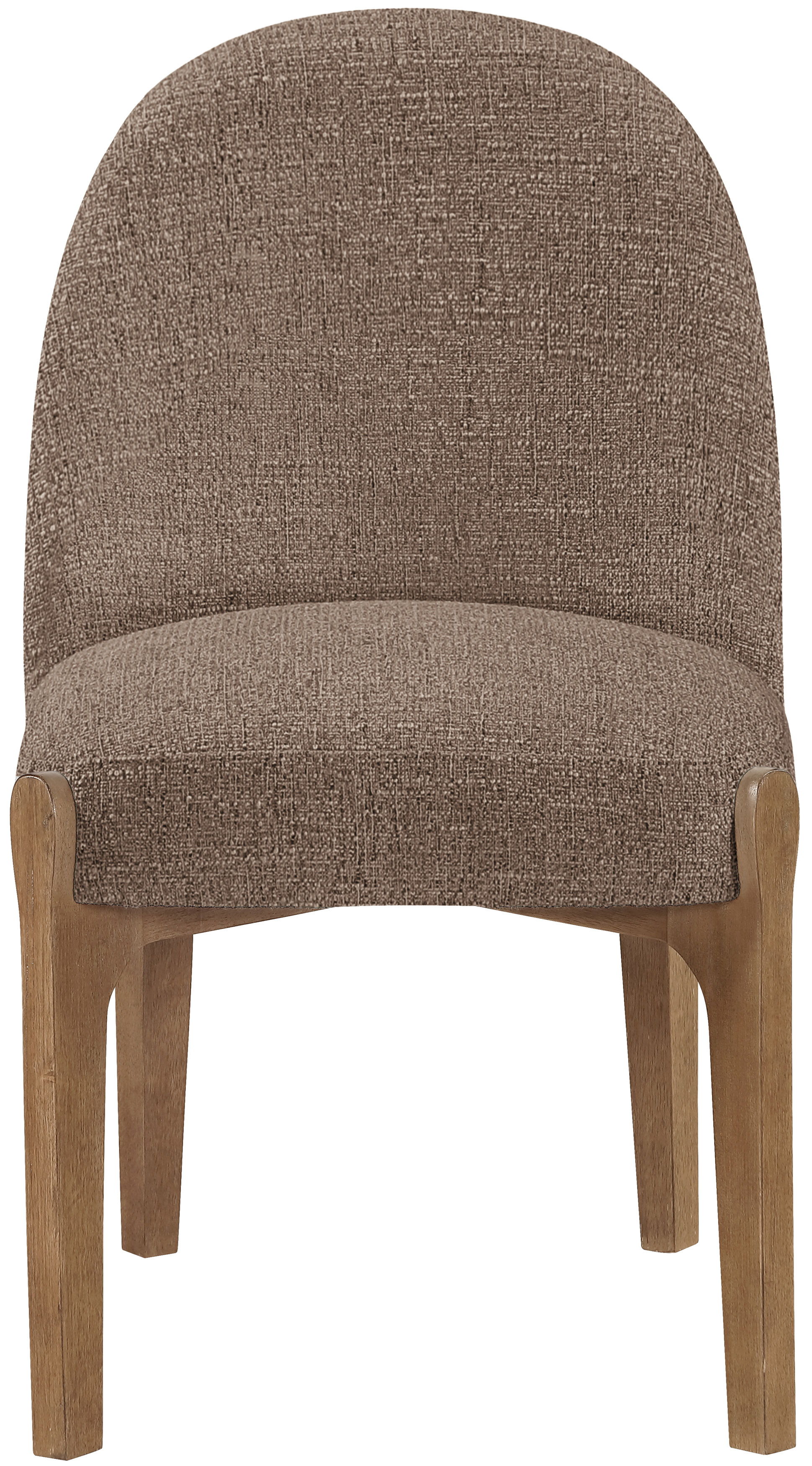 Torino - Fabric Upholstered Dining Chair (Set of 2) - Brown / Brown