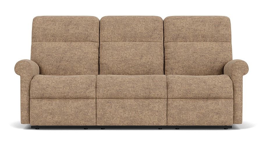 Davis - Transitional Fabric Reclining Sofa, beige, view 3
