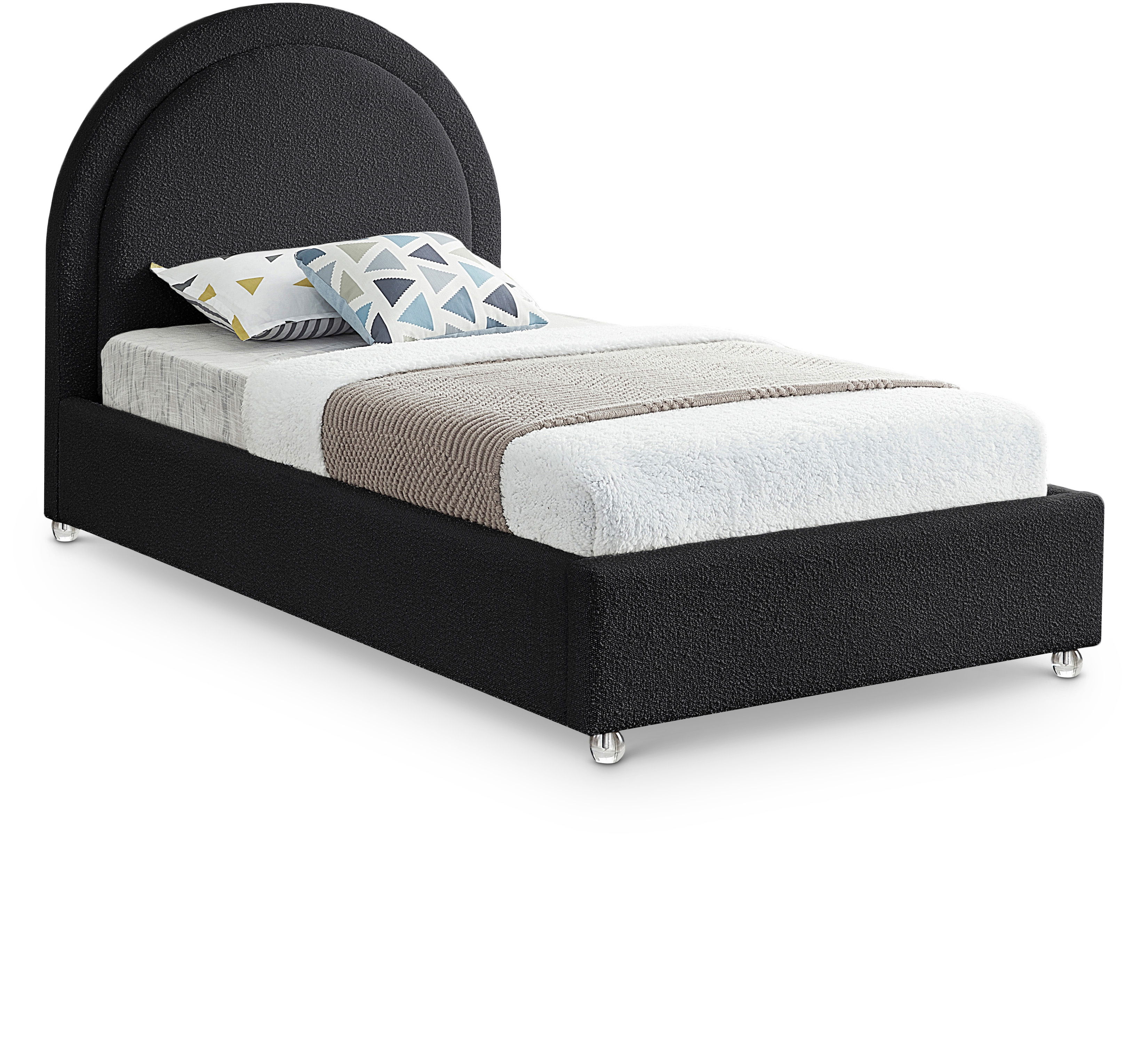 Milo - Twin Bed - Black