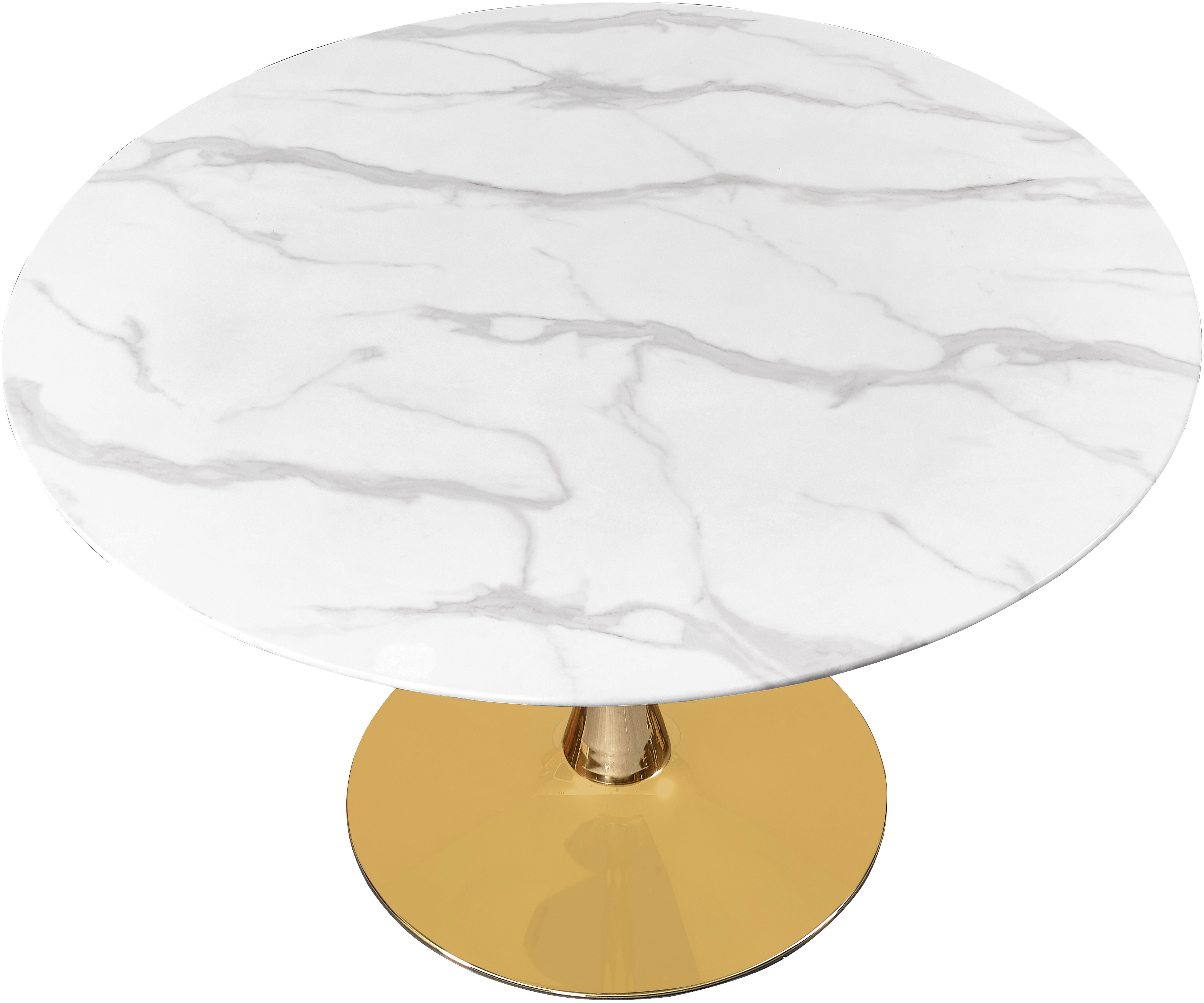 Holly - 48" Dining Table - Gold