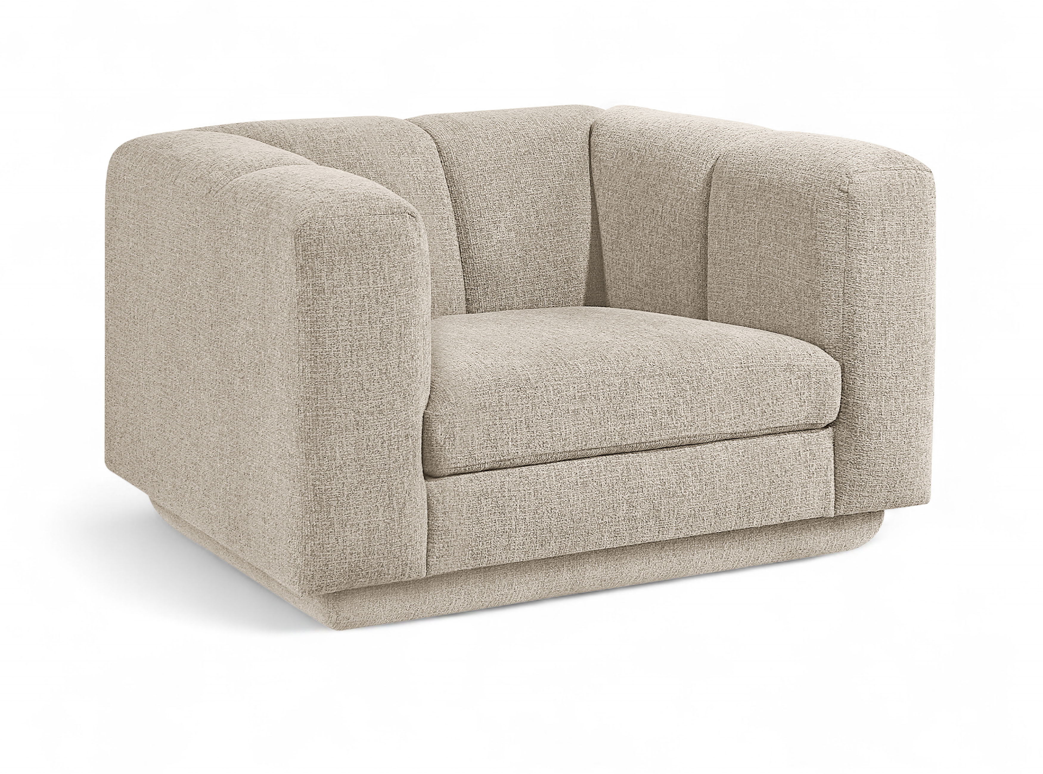 Modari - Fabric Upholstered Chair - Beige