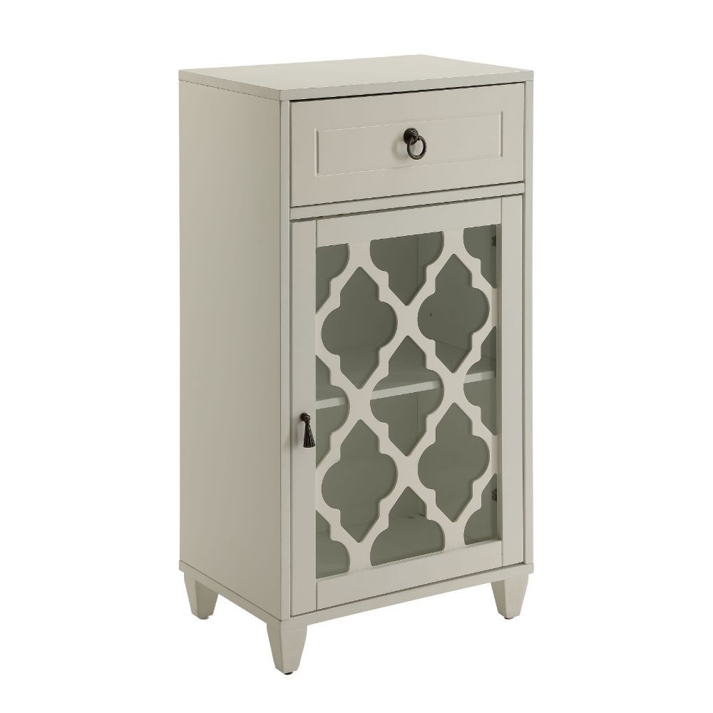 Ceara - Accent Table - White, white