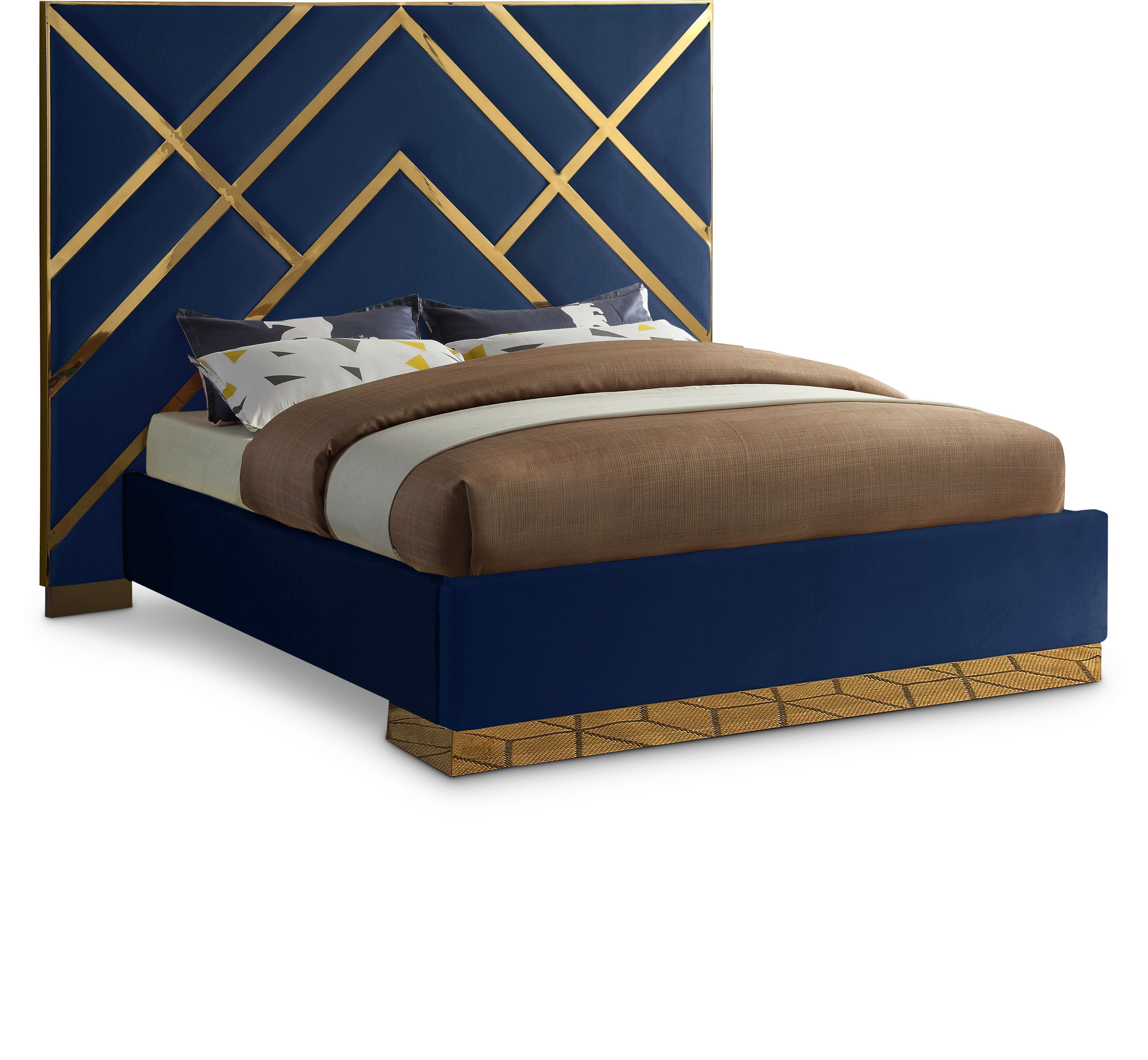 Vector - King Bed - Navy