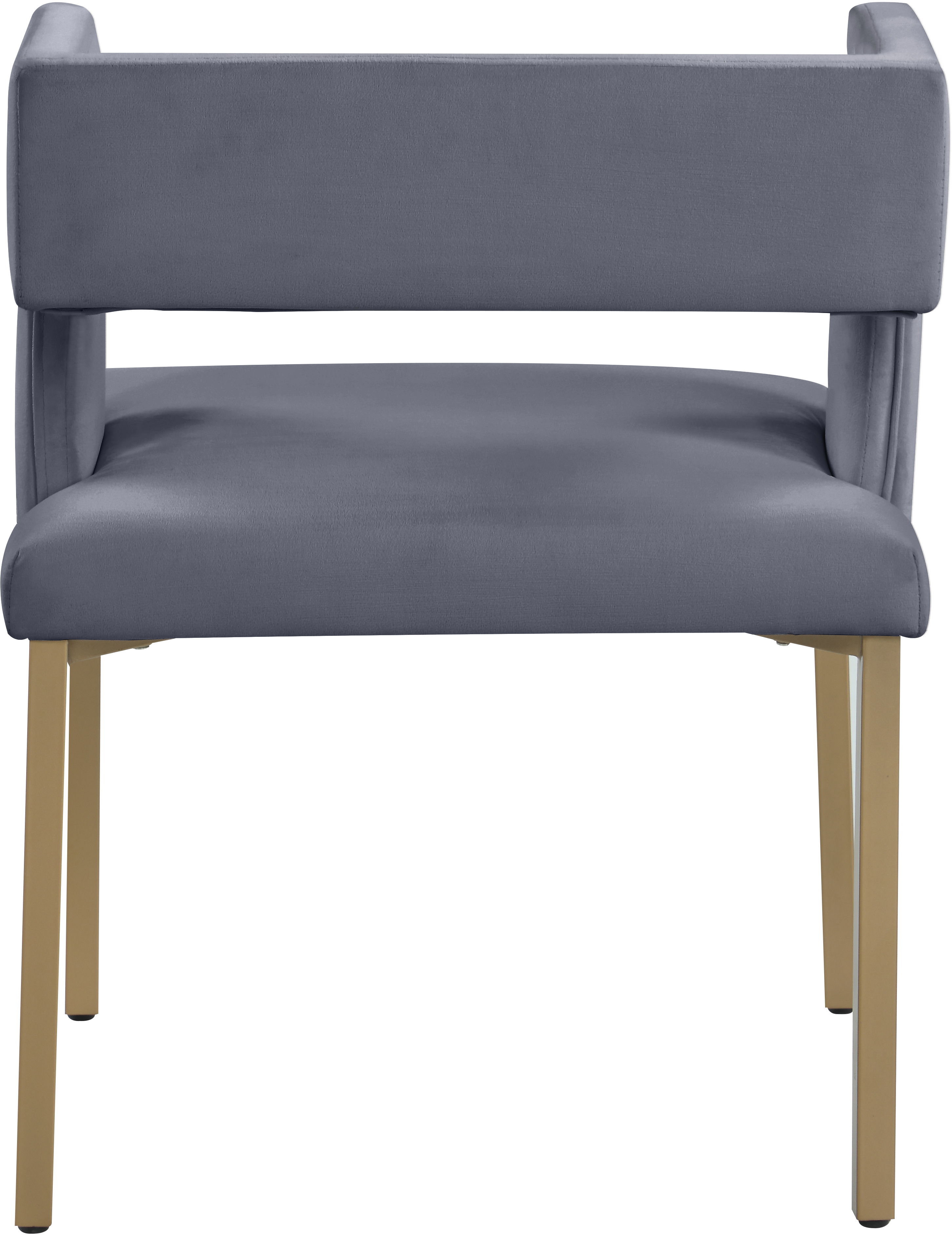 Caleb - Fabric Dining Chair (Set of 2) - Gray