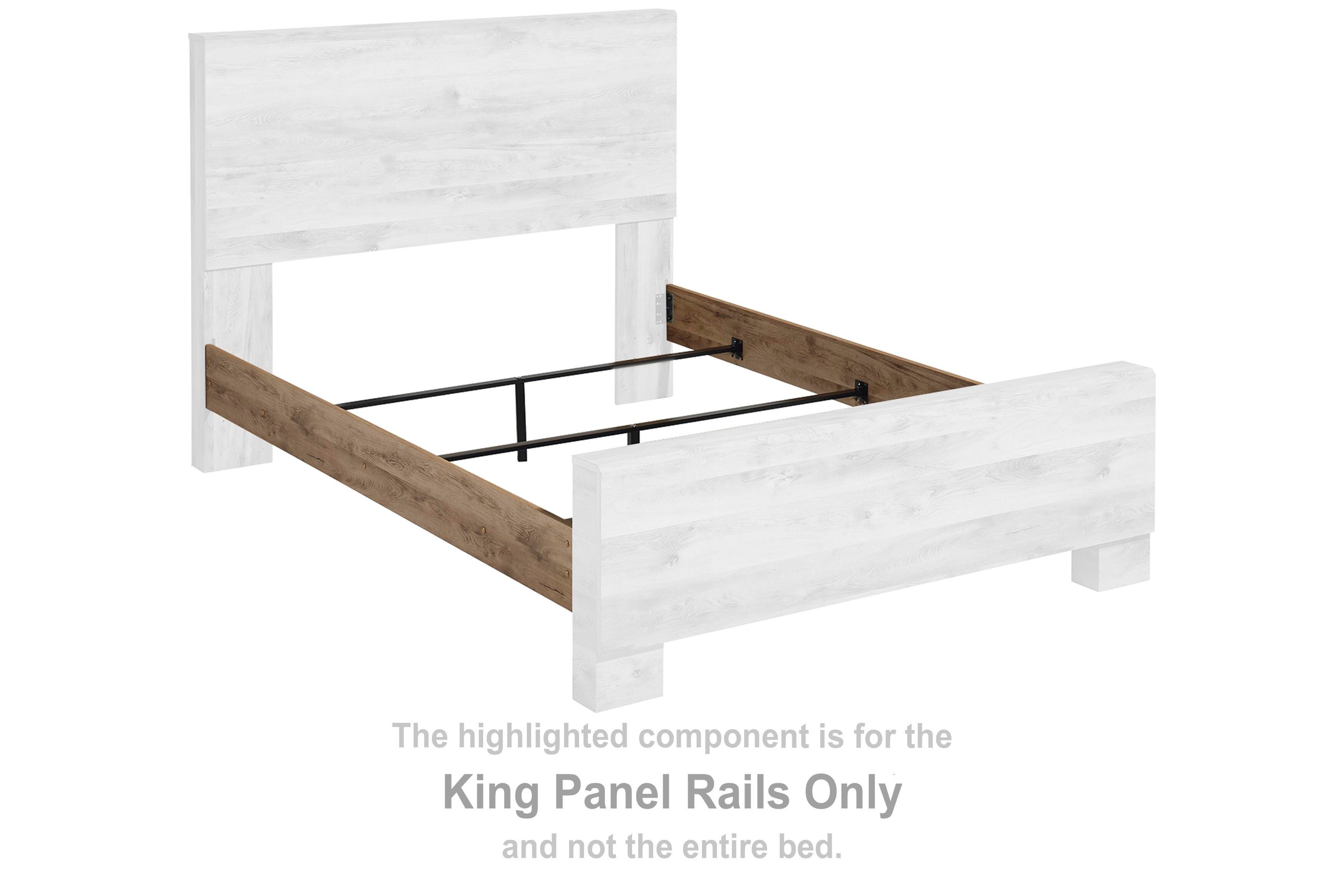 Hyanna – King Panel Rails – Tan Brown