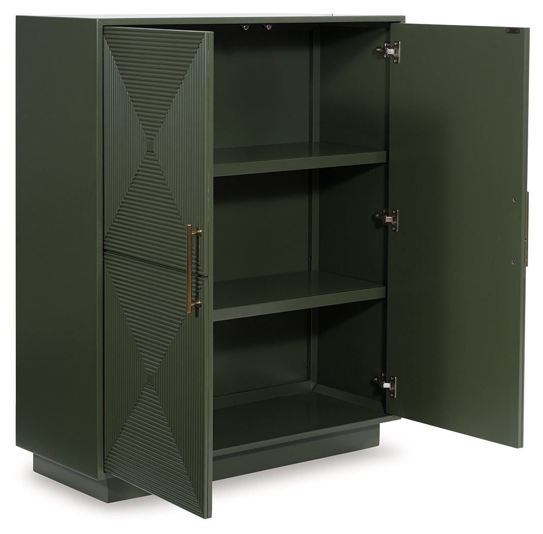Ashley Furniture Geirwood - Accent Cabinet - Dark Green - Image 4