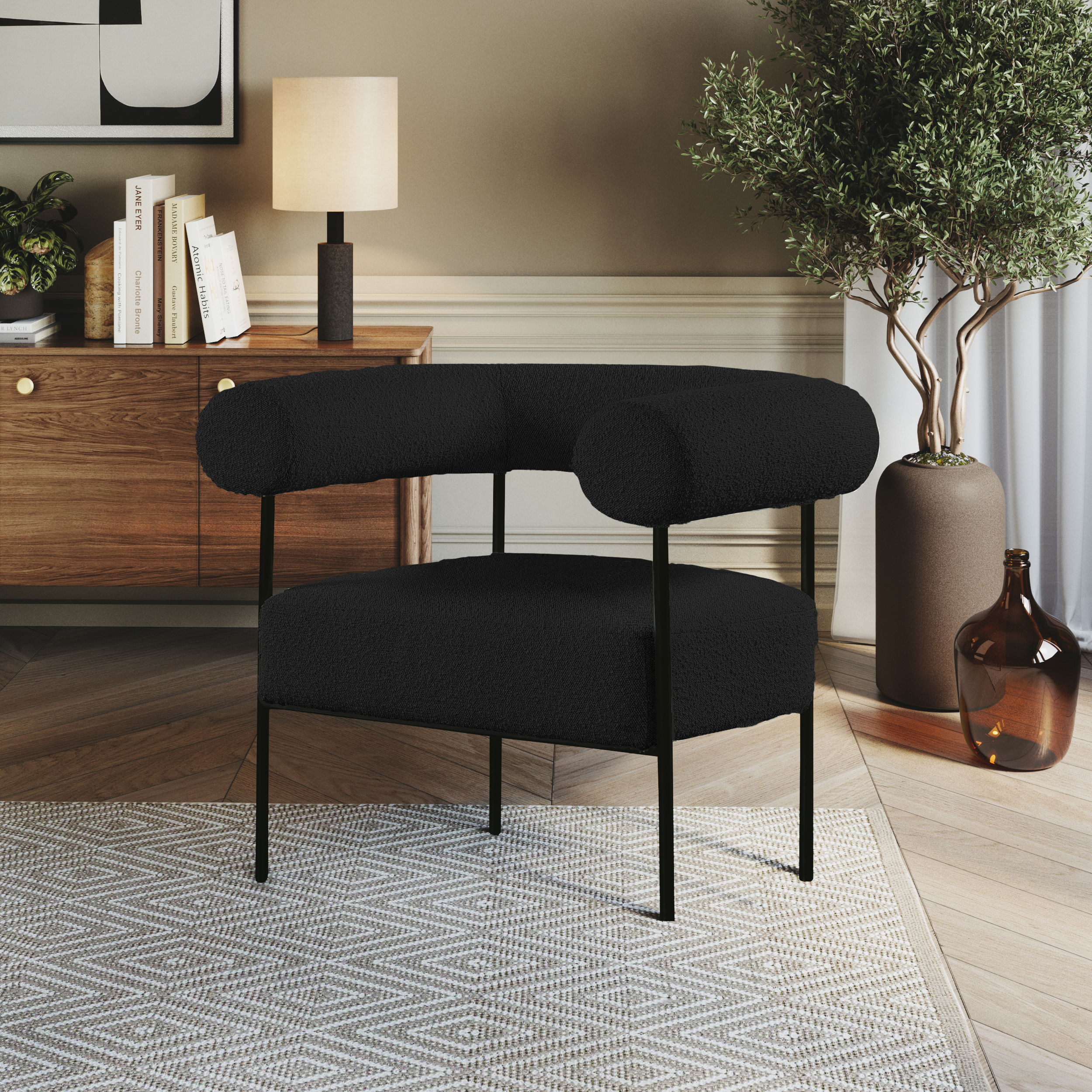 Blake - Accent Chair - Black