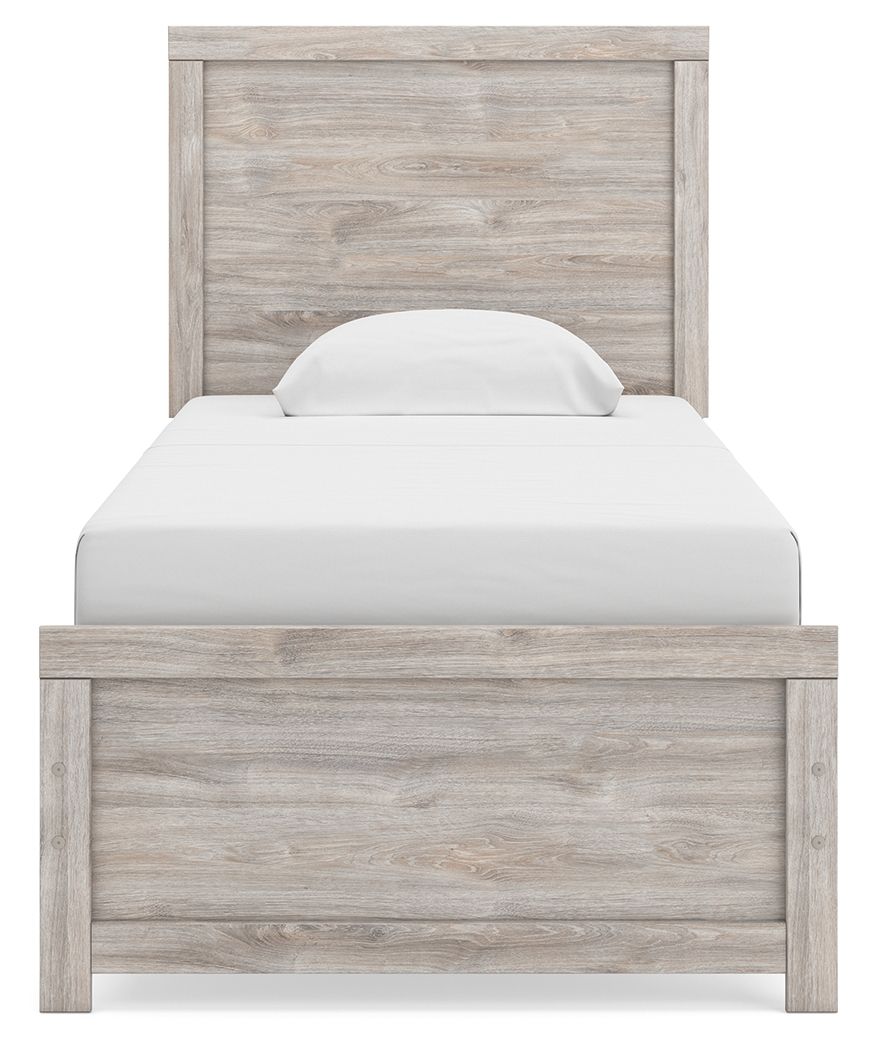 Ashley Furniture Broachmyn - Twin Panel Bed - Gray - Image 6