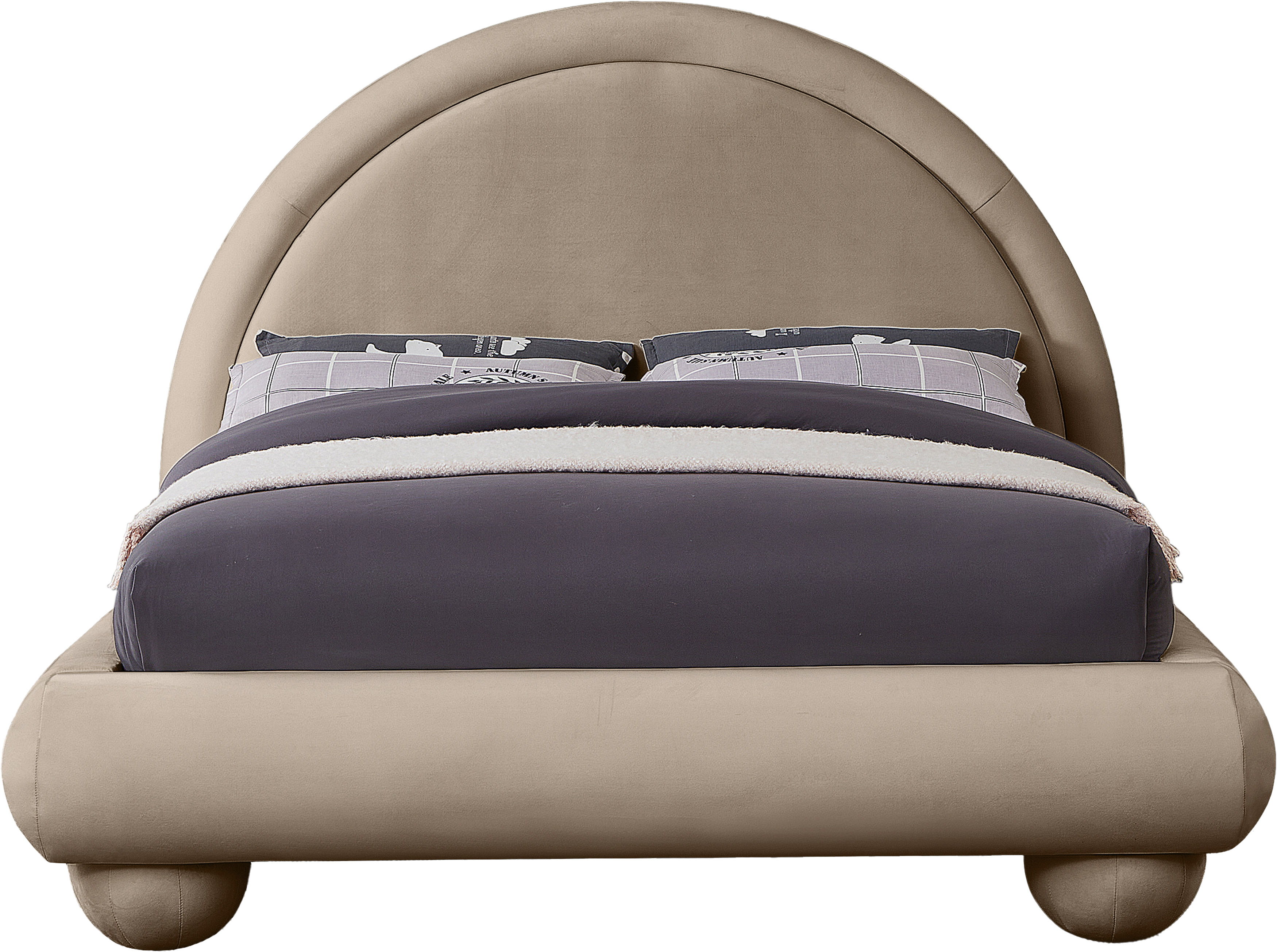 Madrid - Queen Bed - Taupe