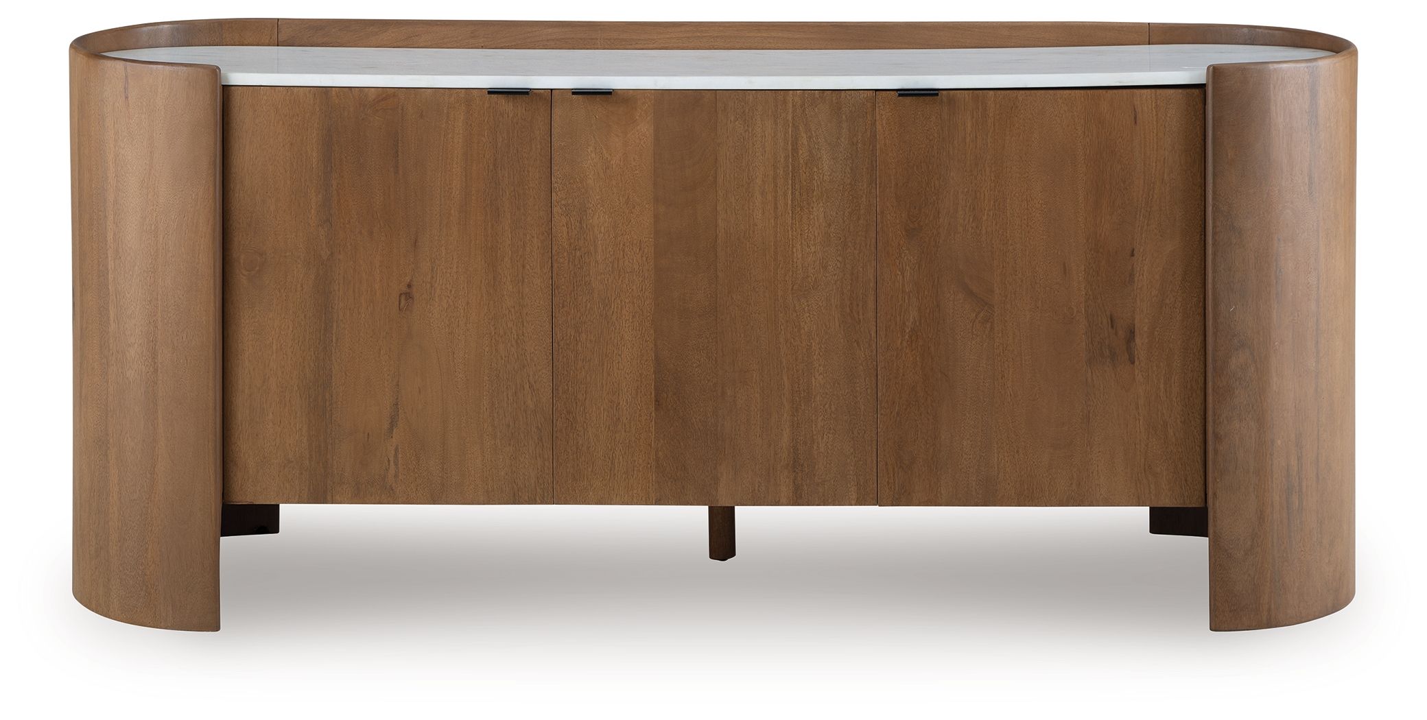 Ashley Furniture Fitzroy - Accent Cabinet - Brown / White - Image 4