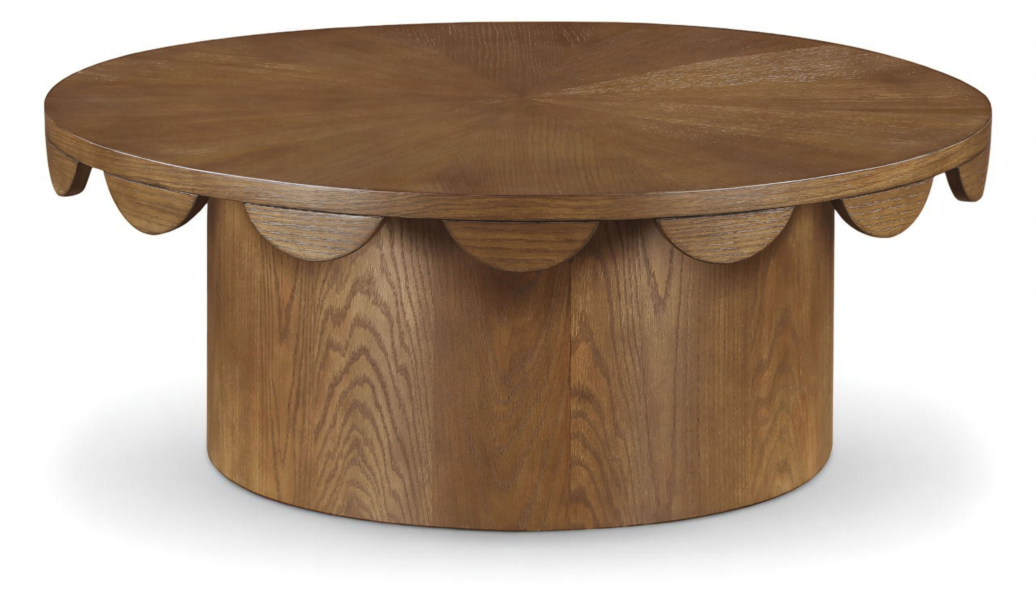 Dahlia - Oak Veneer Coffee Table - Brown
