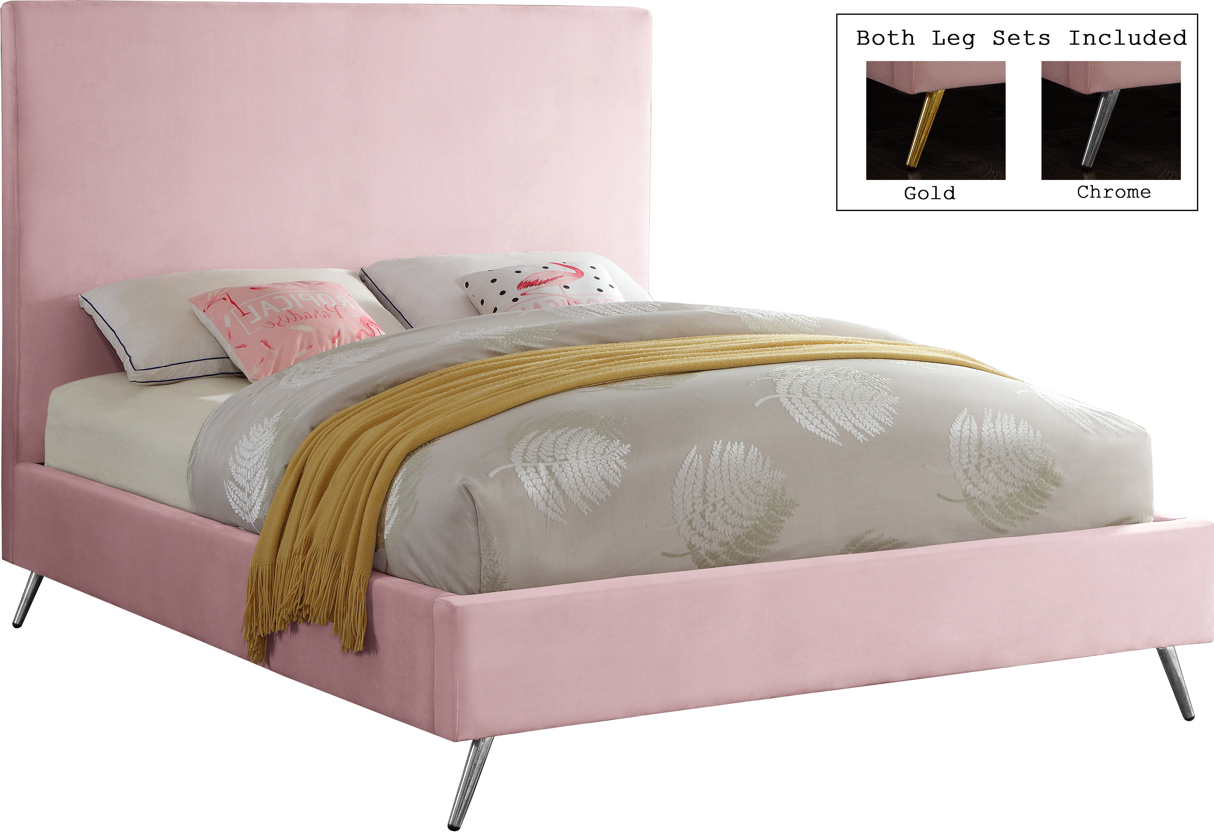 Jasmine - King Bed - Pink