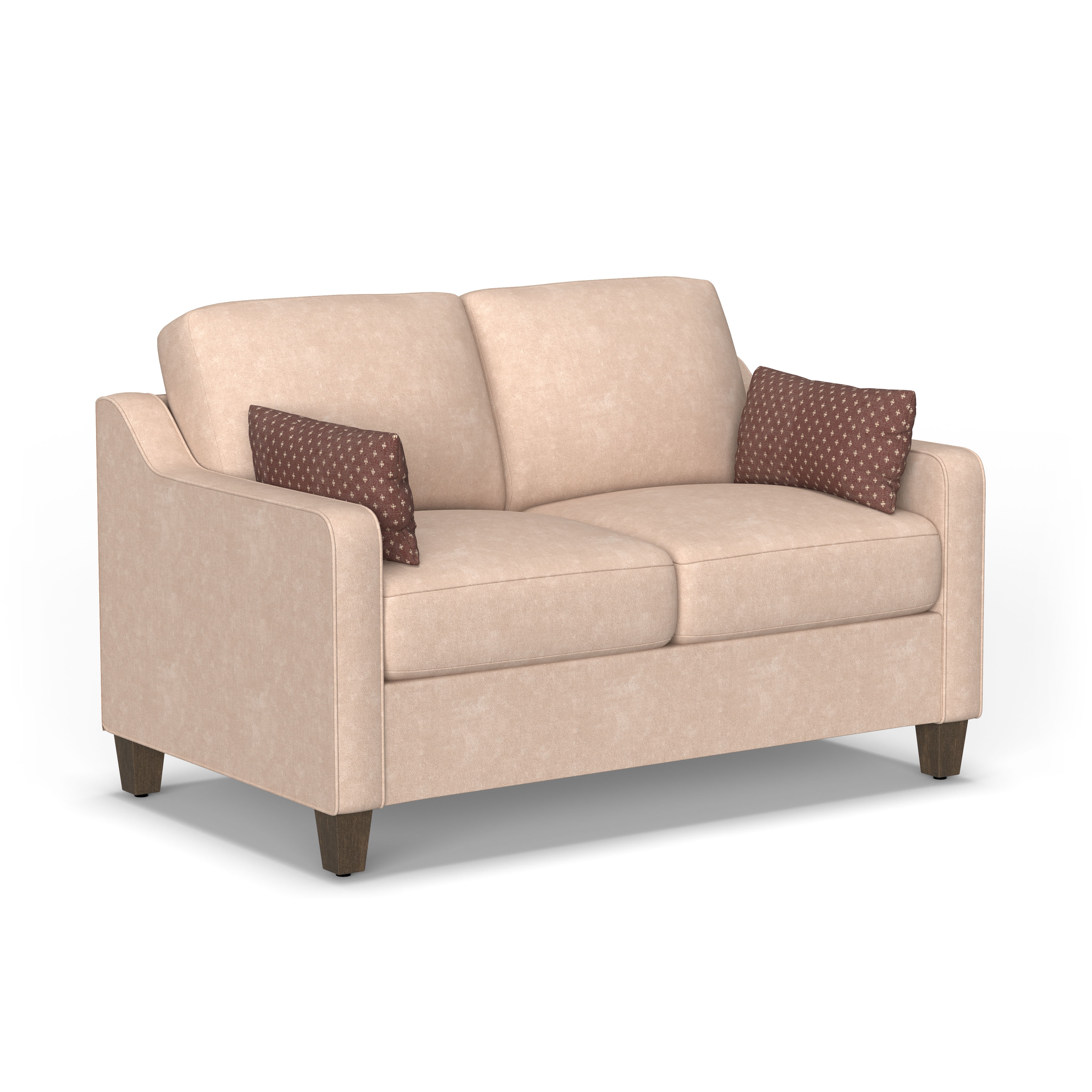 Drew - Fabric Loveseat, green, view 2