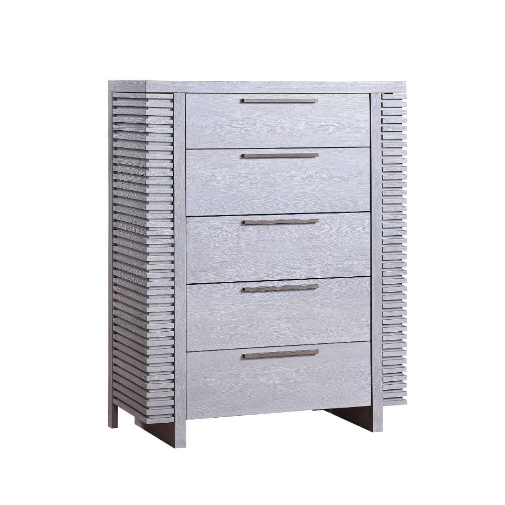 Aromas - Chest With Side Storage - White Oak, white