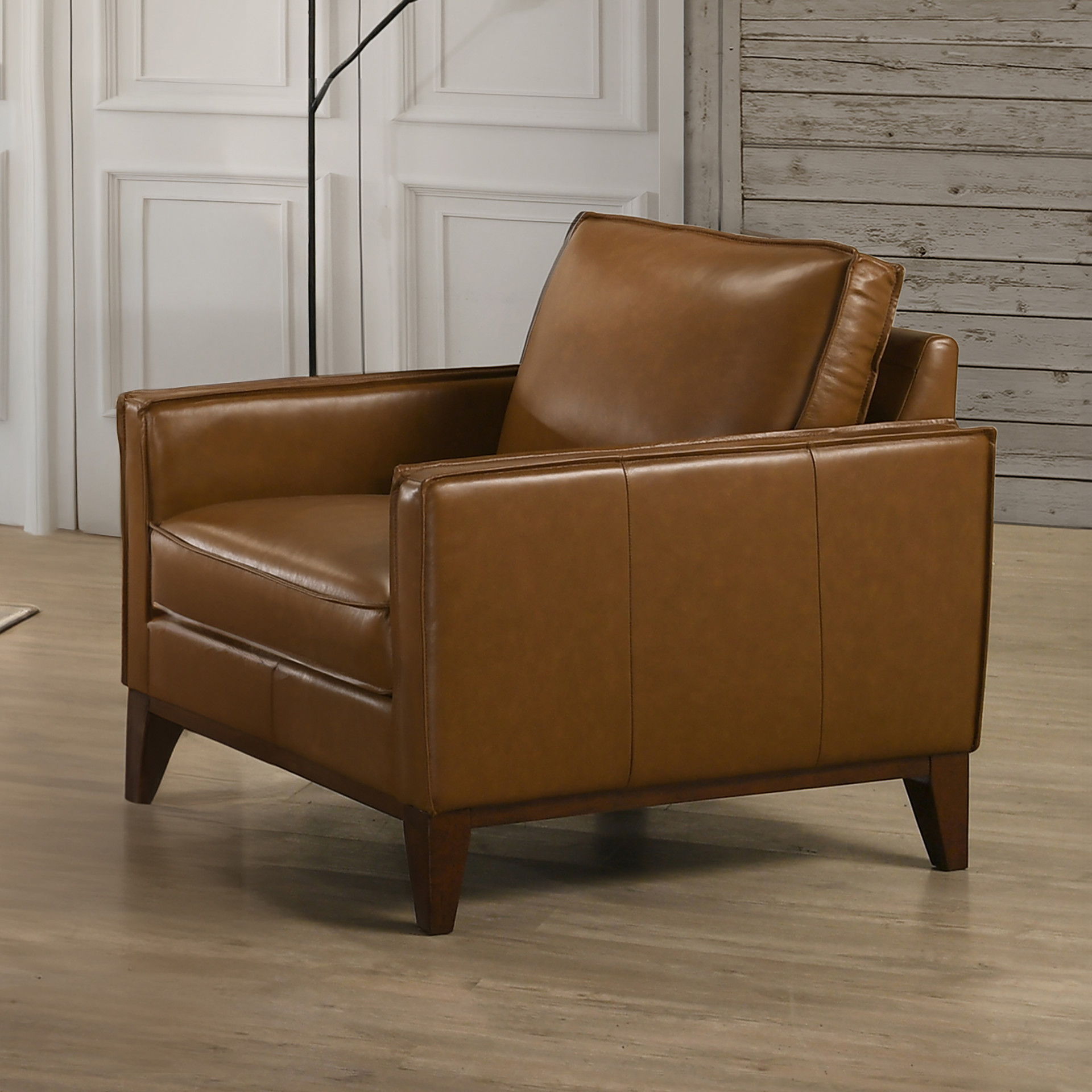 Caspar - Chair - Caramel, light brown