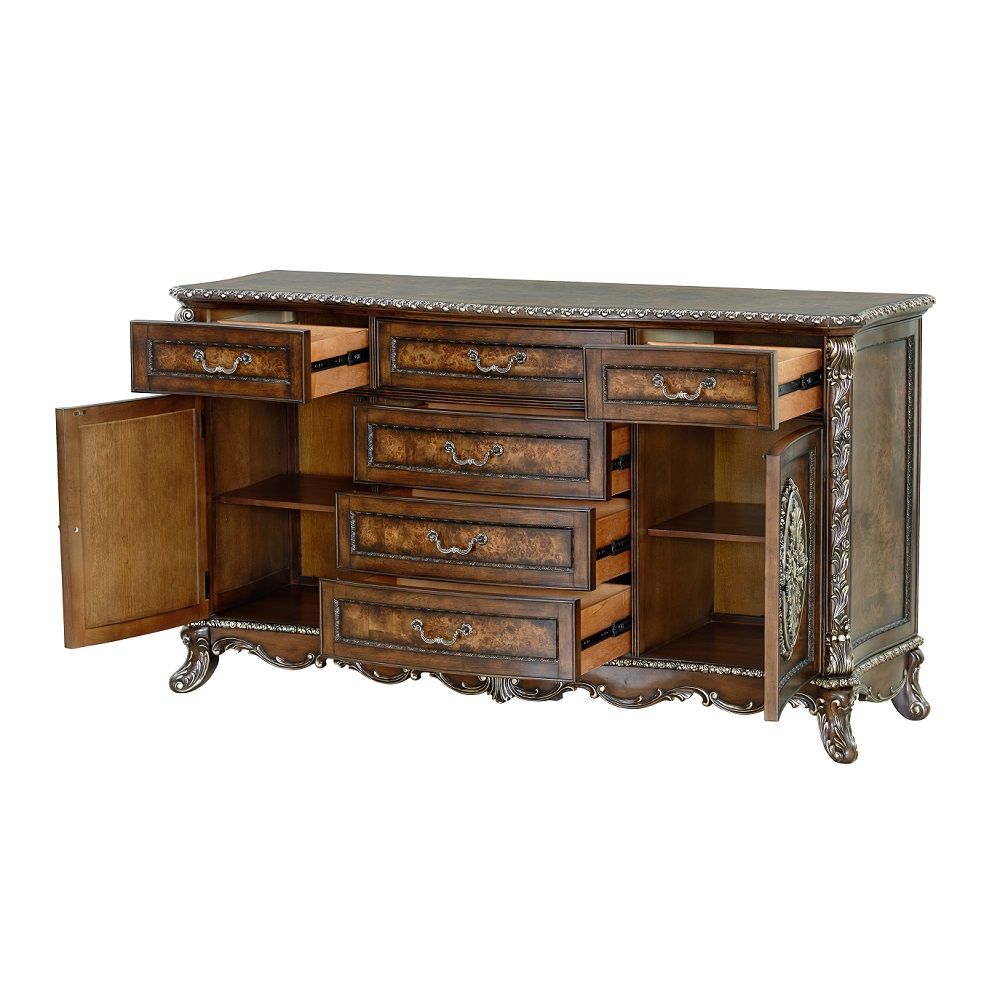 Devany - Dresser - Cherry, dark brown, view 3