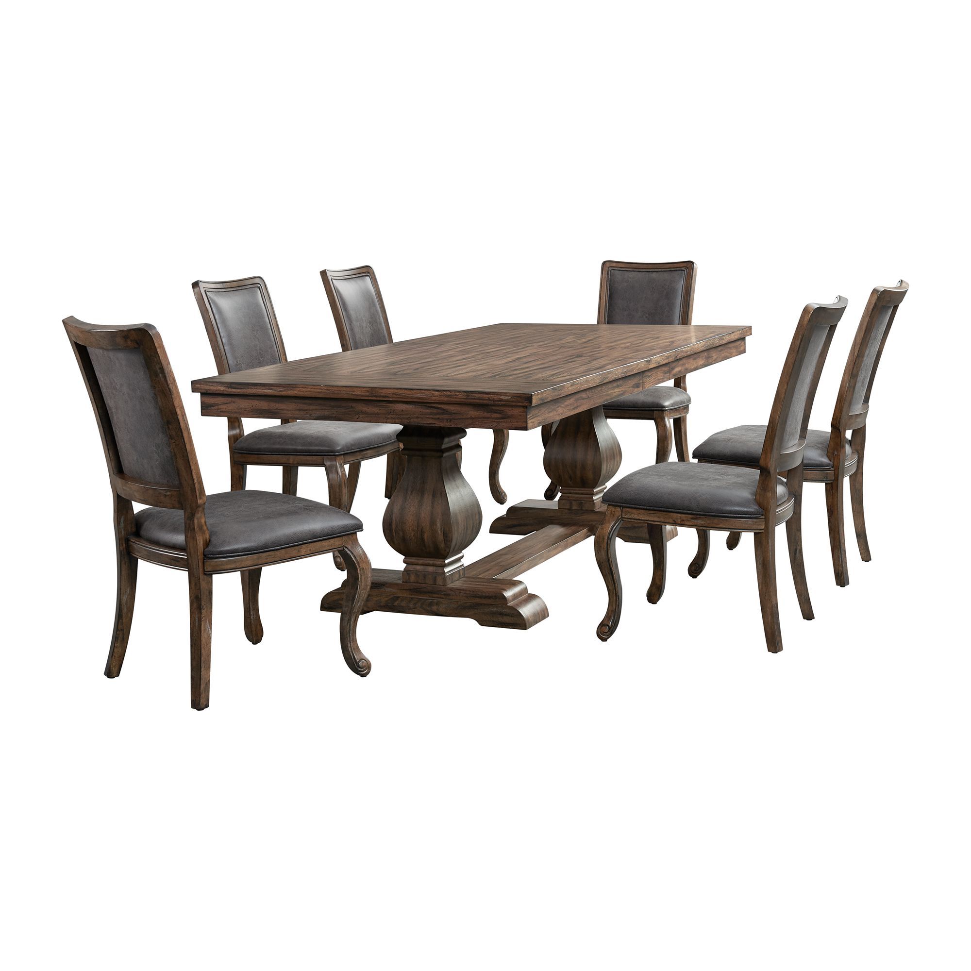 7 Pc · Table And Six Chairs