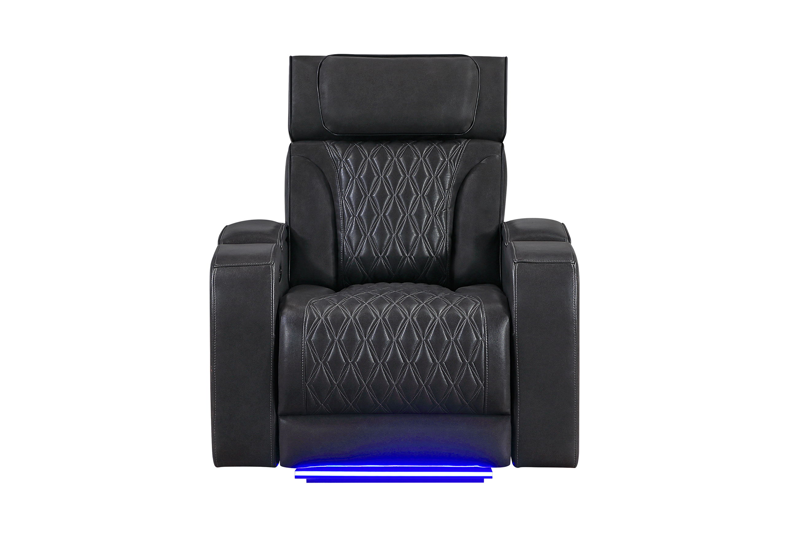 Power Recliner With Power Headrest And LED
