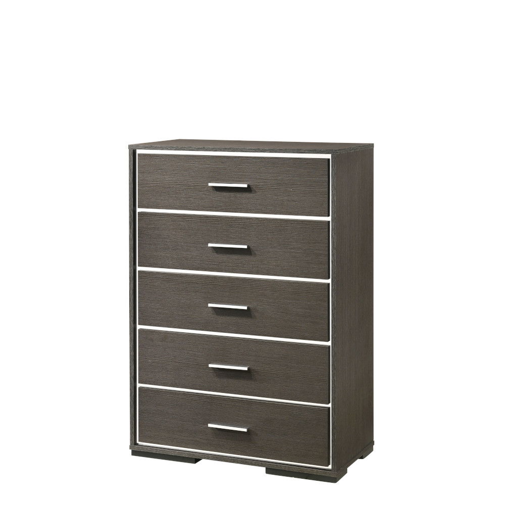 Escher - Chest - Gray Oak, dark gray, view 2