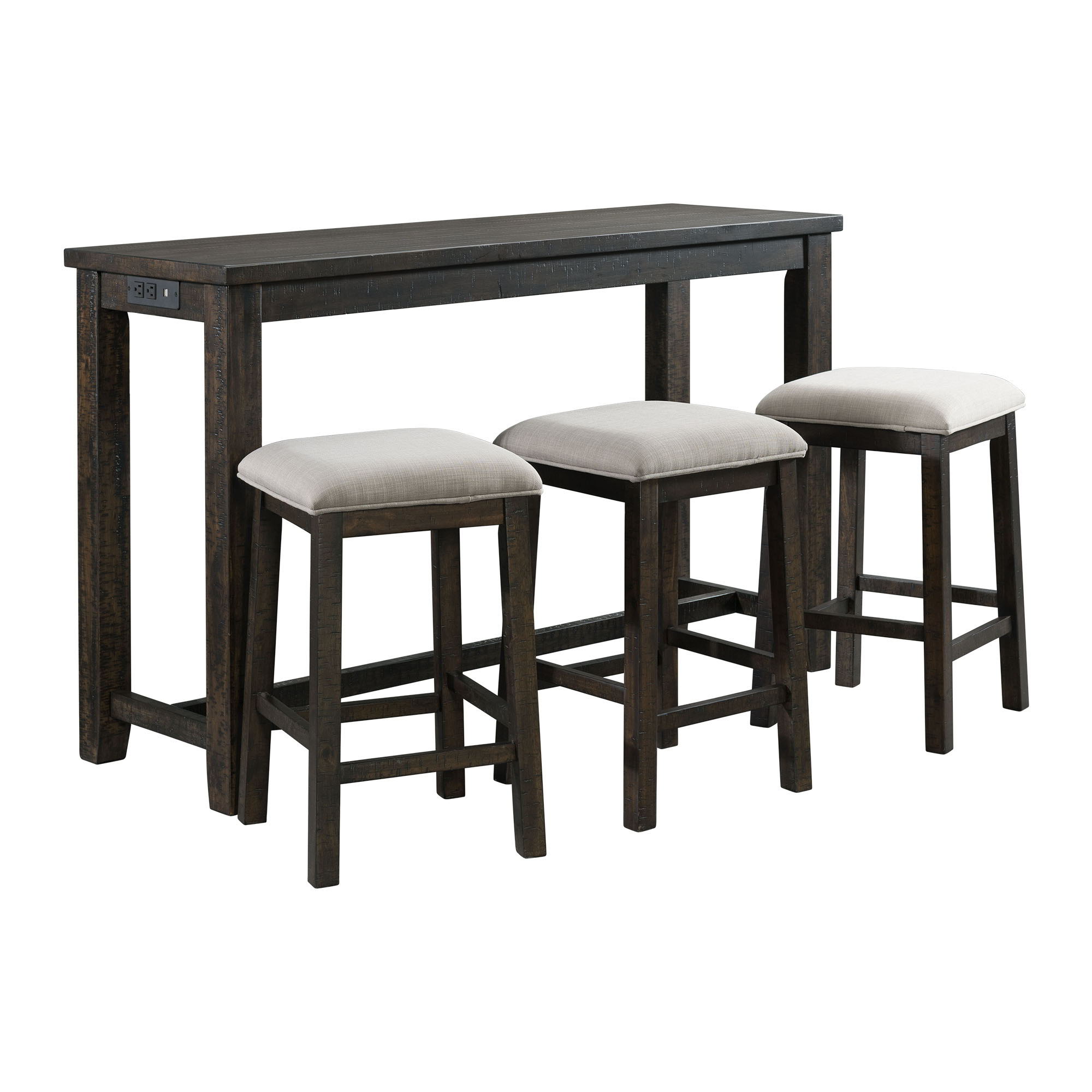 Occasional Bar Table Single Pack (Table And Three Stools)
