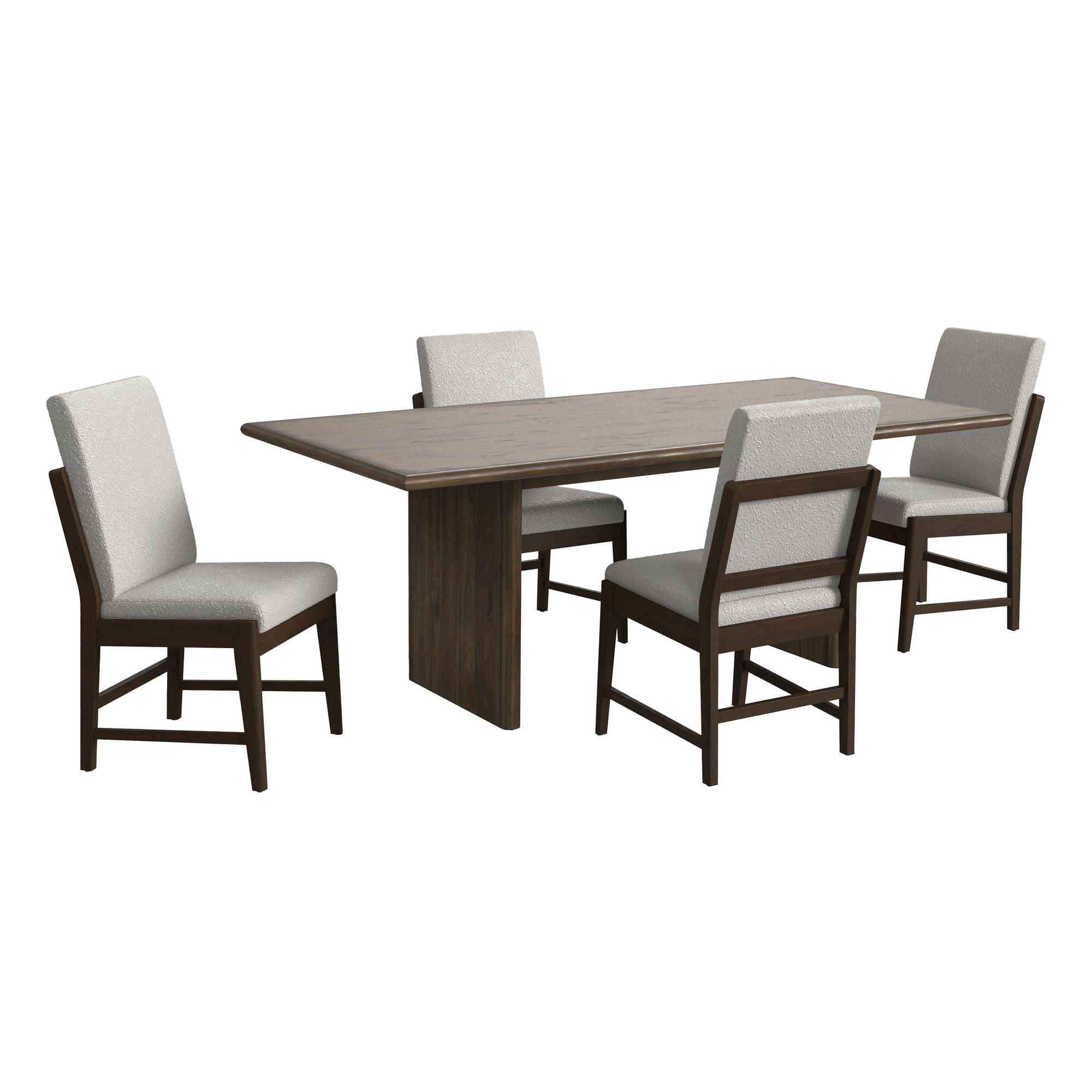 5 Pc · Table And Four Fabric Chairs