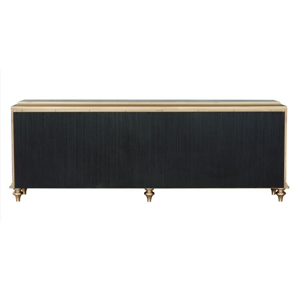 Ashtin - Console Cabinet - Brown, light brown, view 2
