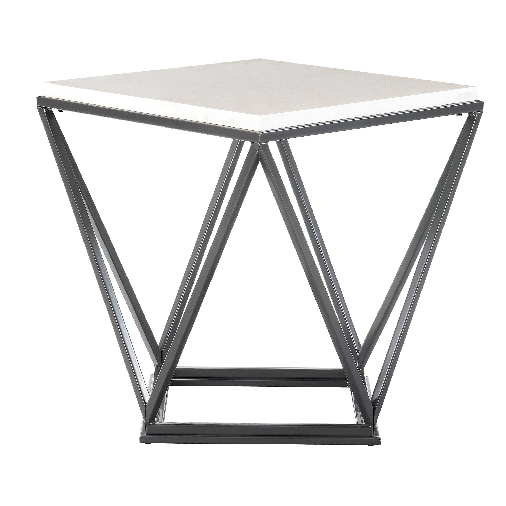 Riko - 22" Square End Table - Black
