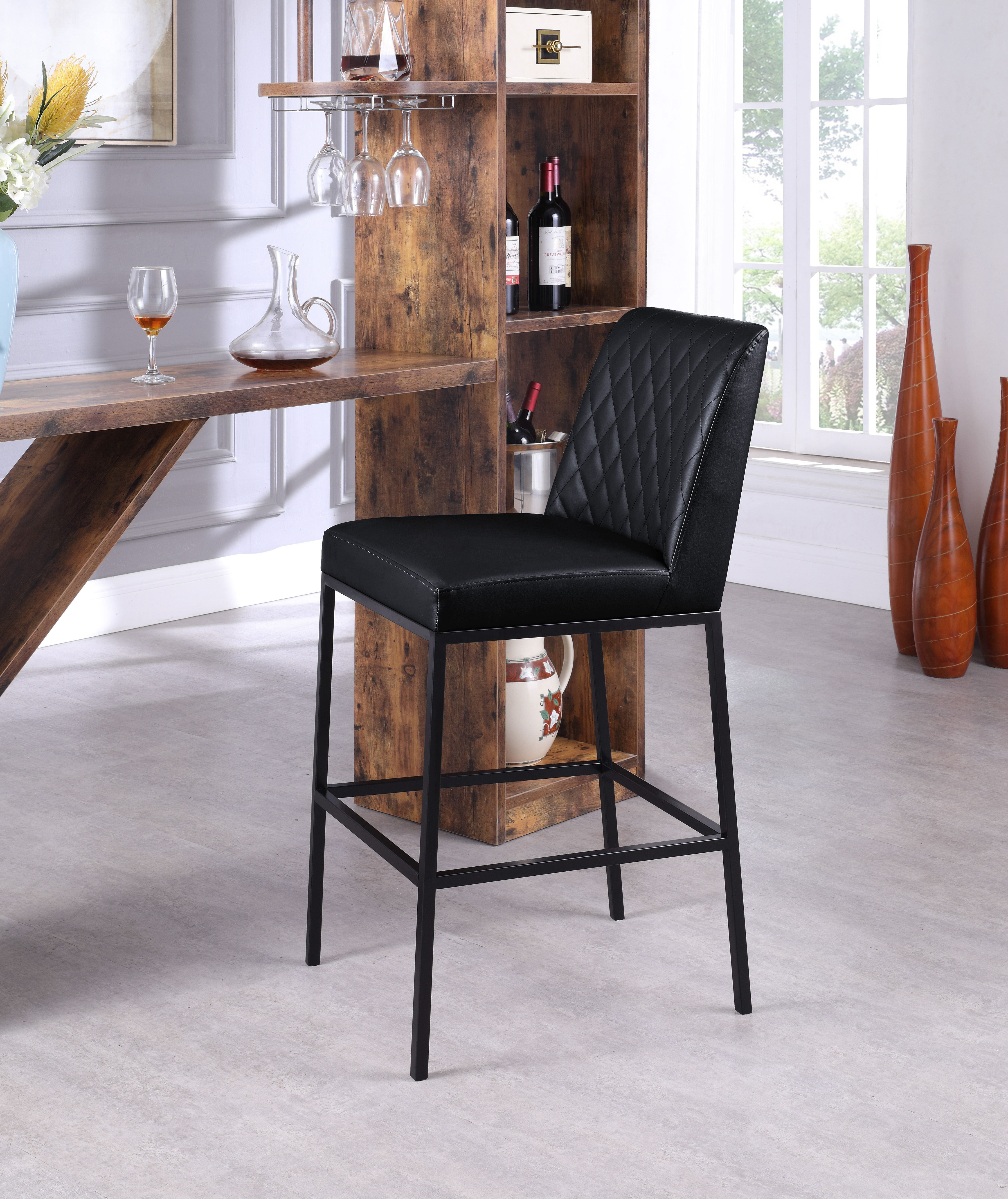 Bryce - Stool (Set of 2) - Black