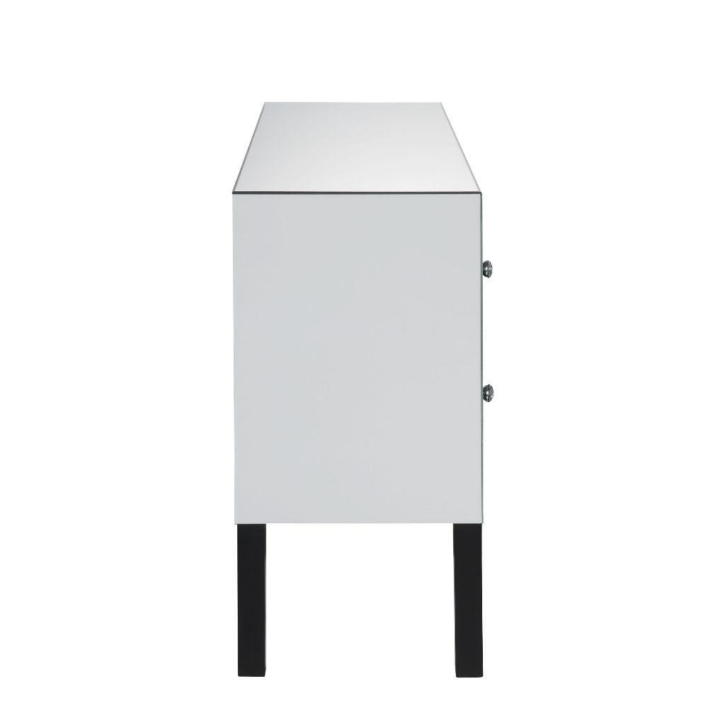 Dominic - Vanity Desk - Mirrored, silver, view 4