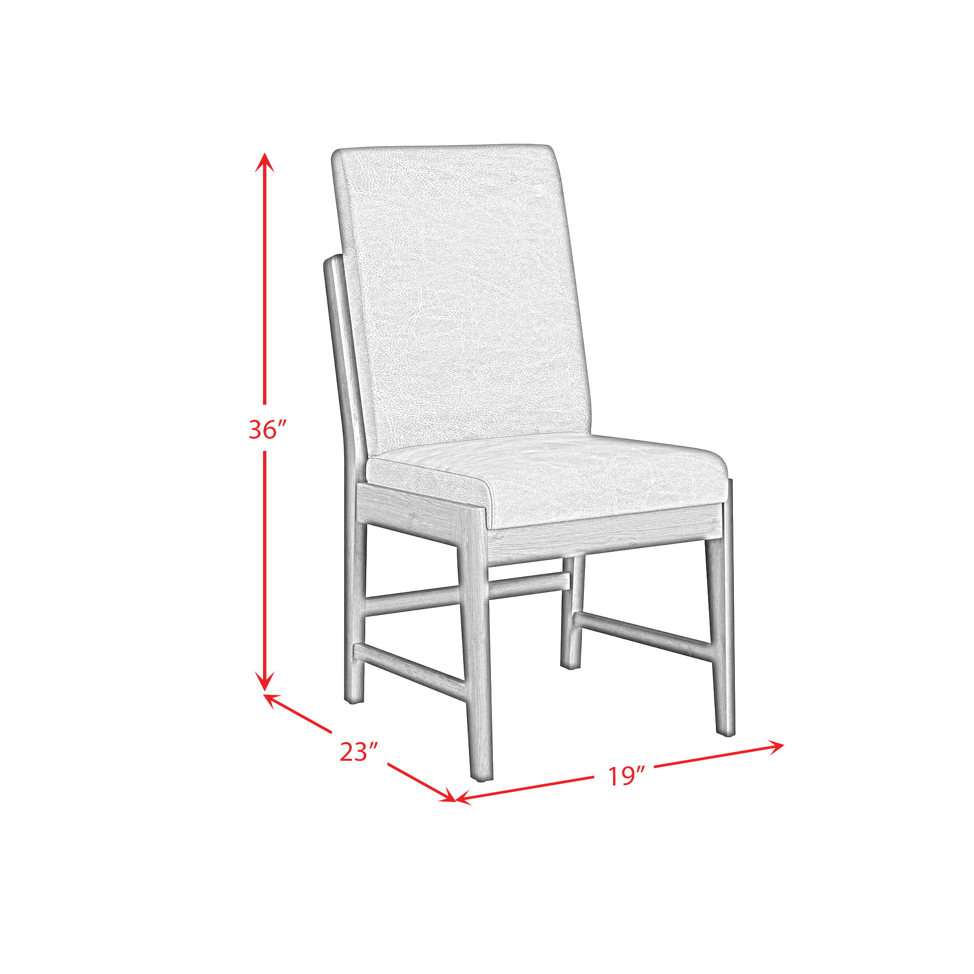 Brisbane - Dining Side Chair With Boucle Fabric (Set of 2) - Beige / Brown