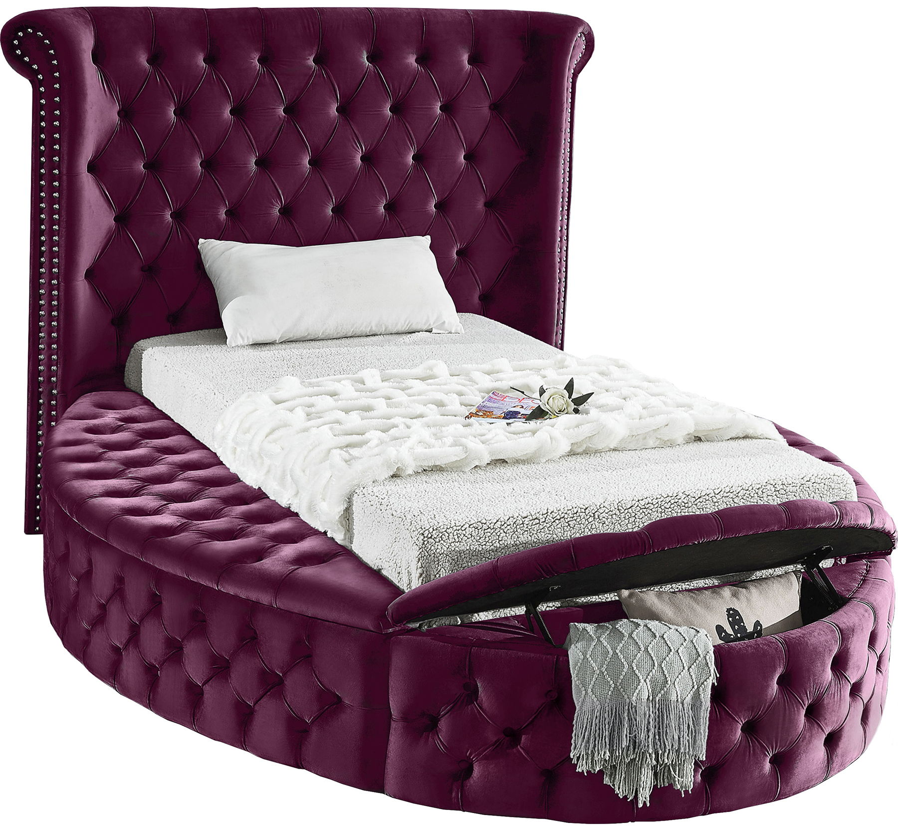 Luxus - Twin Bed - Purple