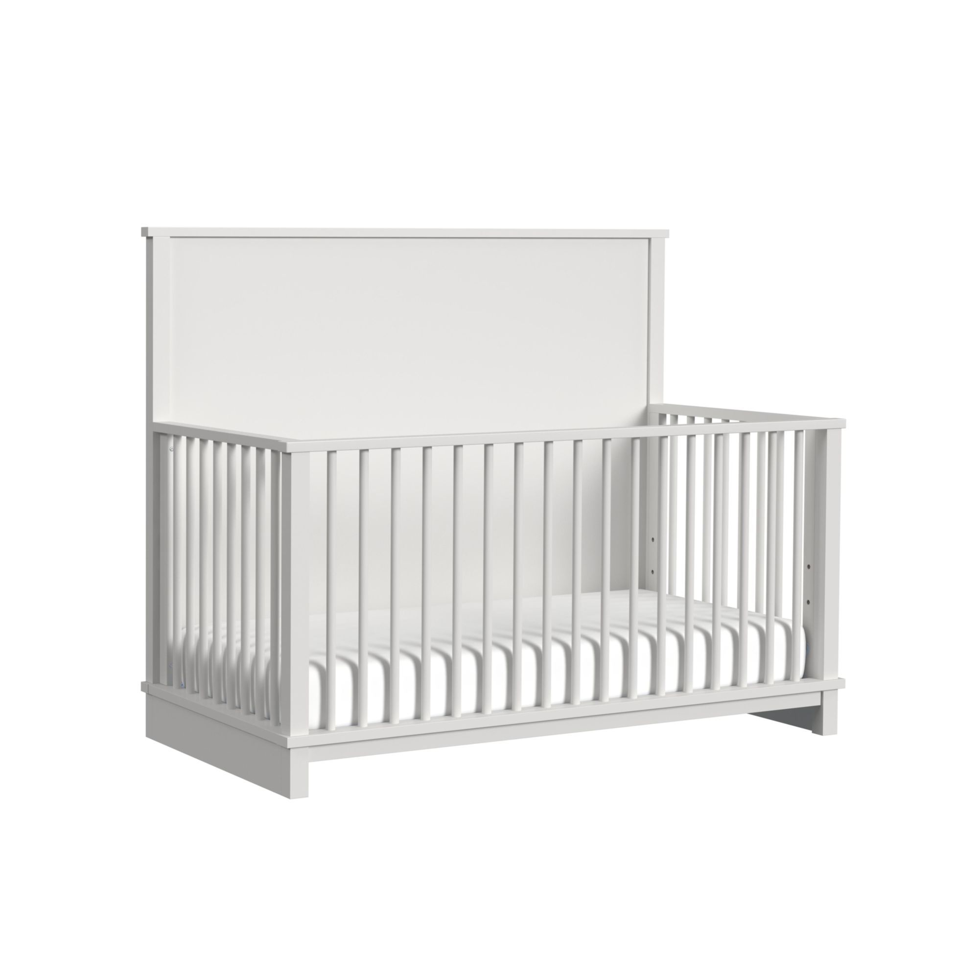 Wyller - Crib With Guard Rail - White