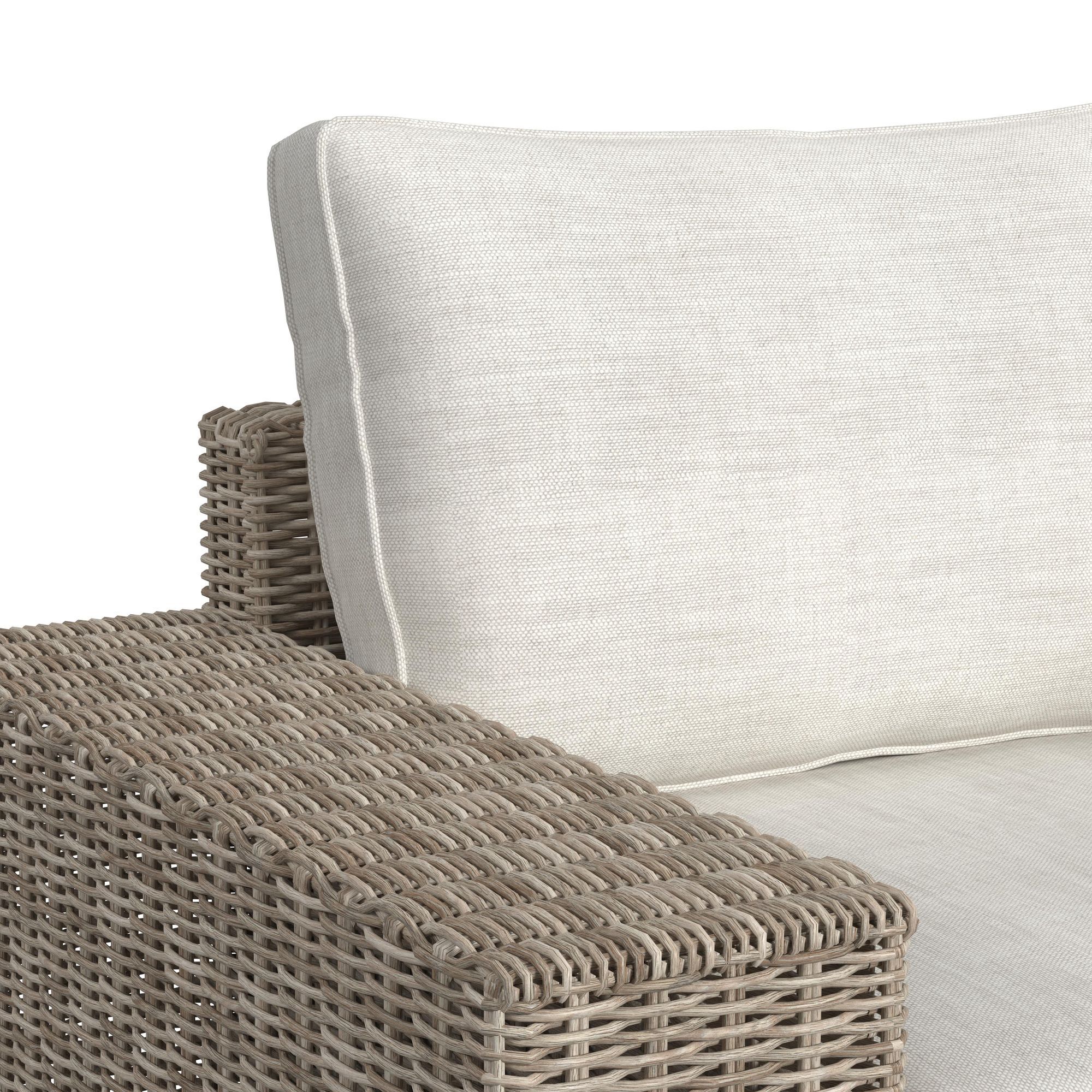 Carmona - 6 Piece Conversion Set With Ottoman - Natural And Olefin Beige