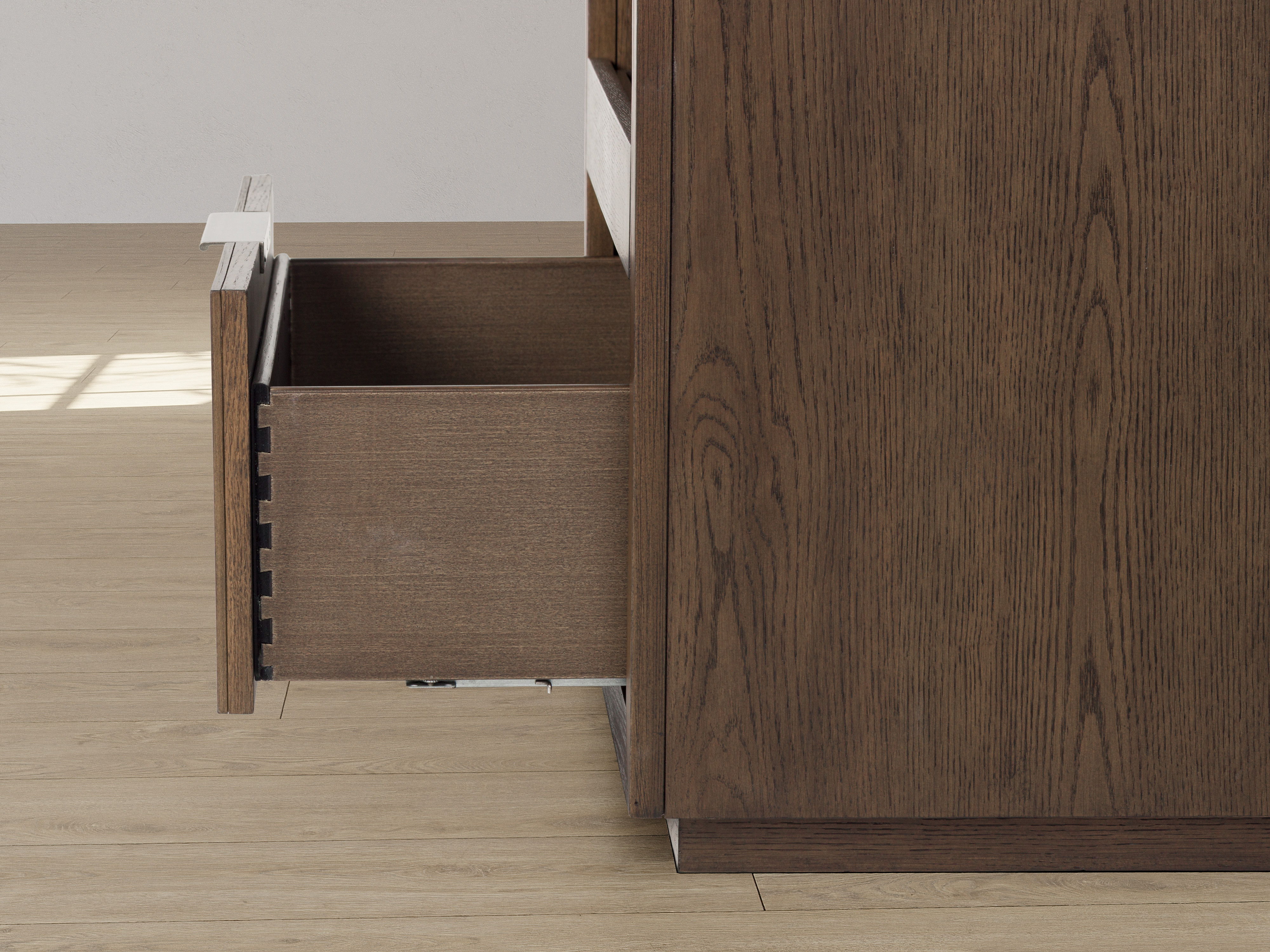 Athens - Open Nightstand - Dark Brown, dark brown, view 8