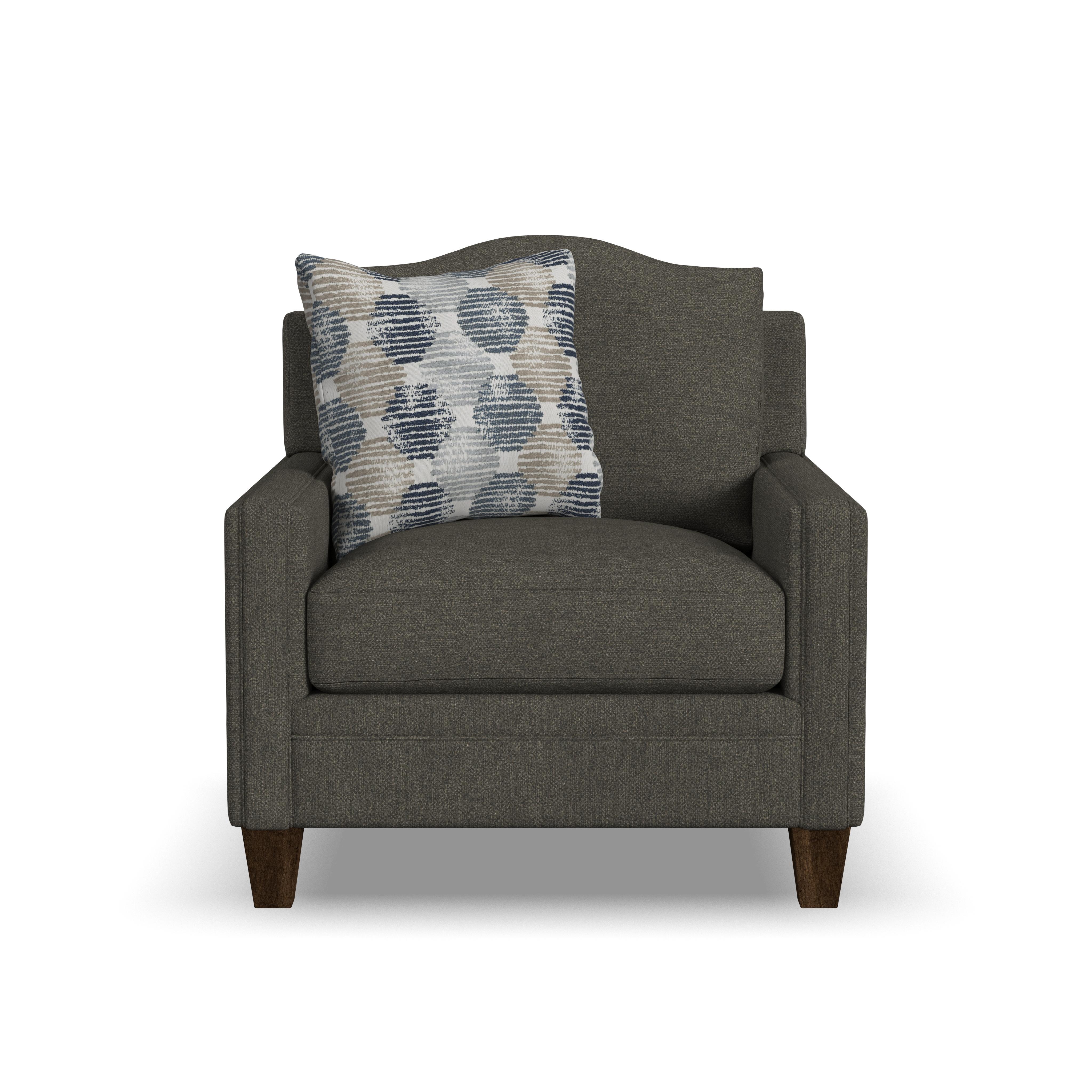 Lottie - Fabric Chair, dark gray, view 2