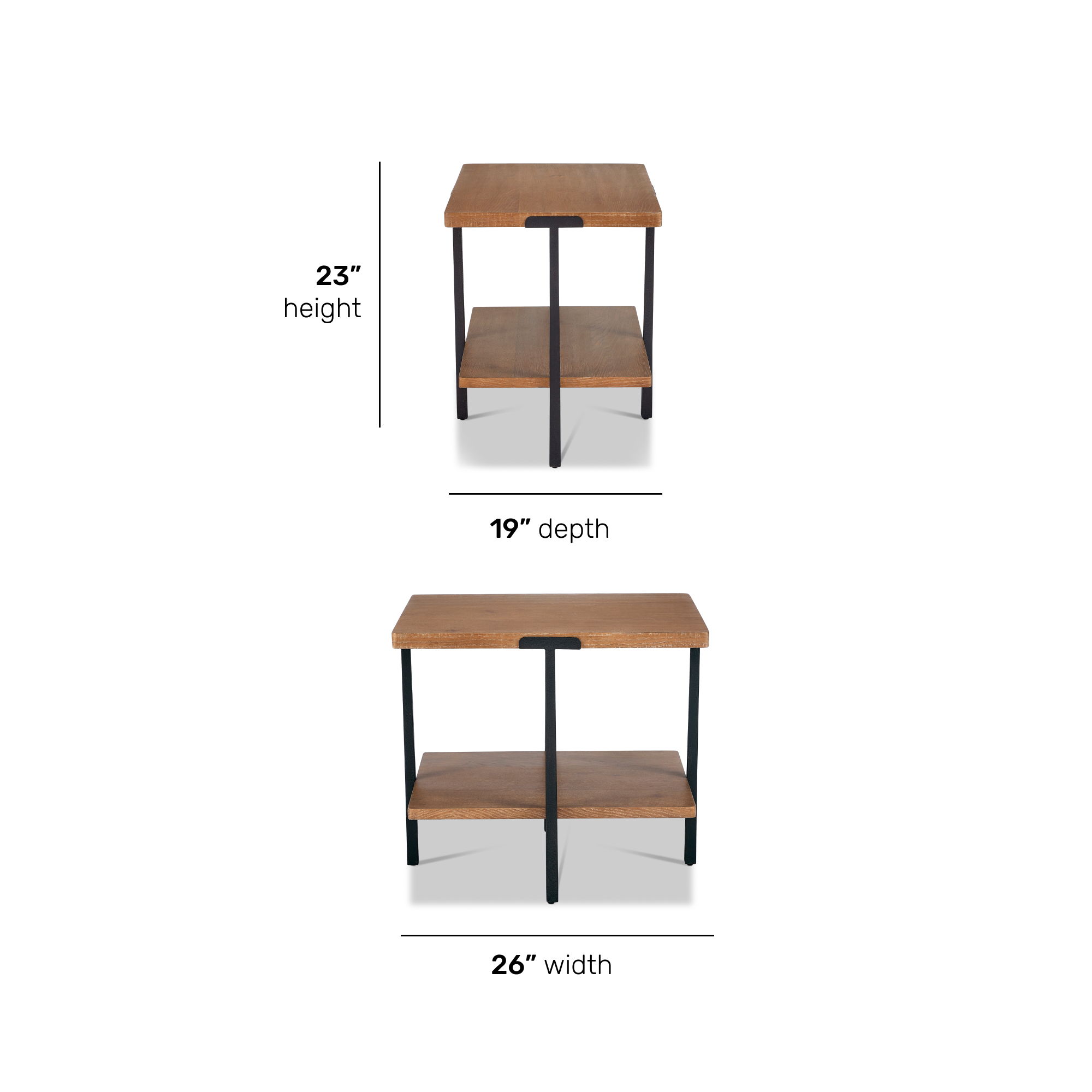 Millwork - End Table - Light Brown, light brown, view 7