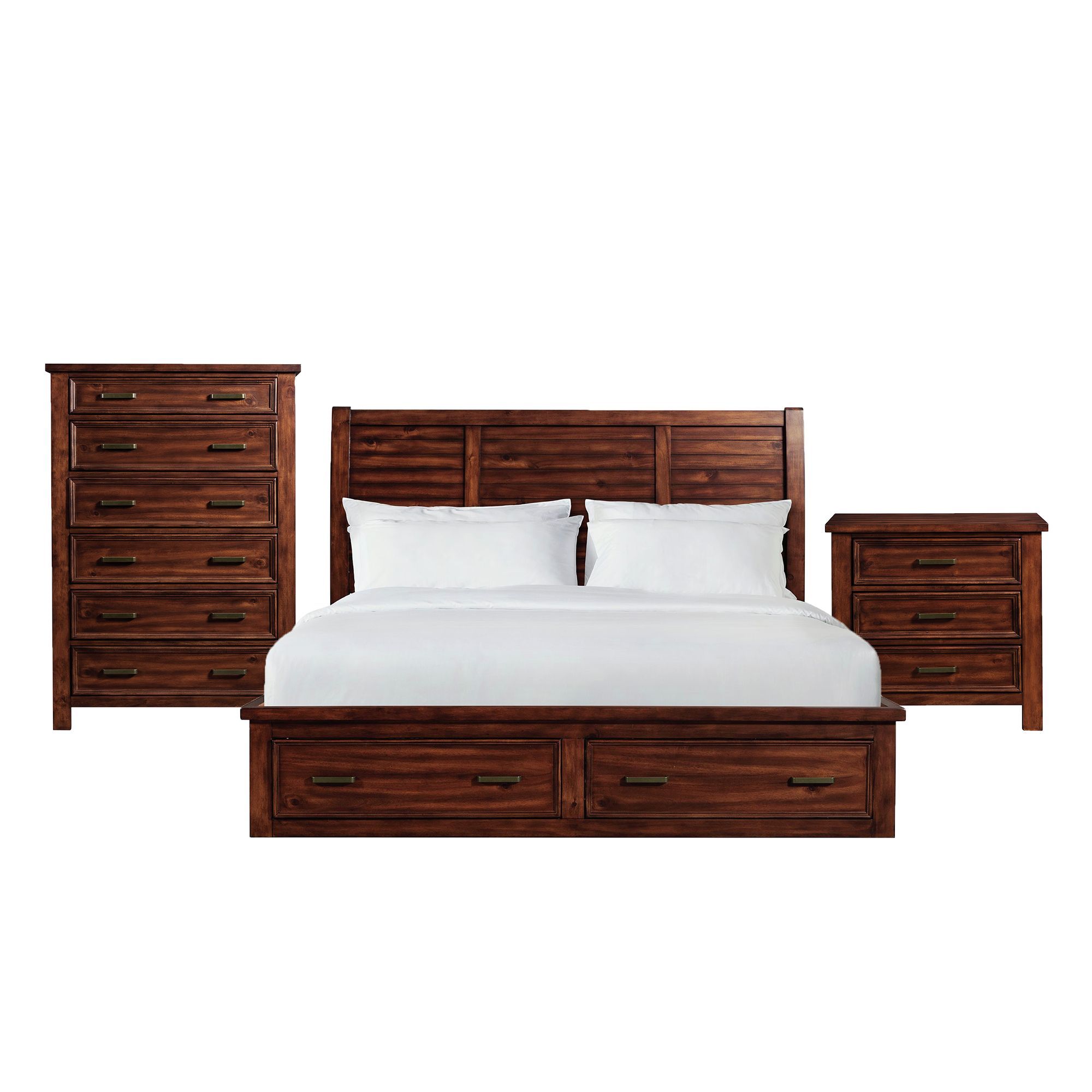 King · 3 Pc · Bedroom Set