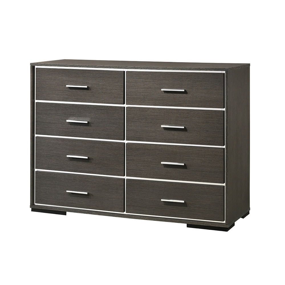 Escher - Dresser - Gray Oak, dark gray, view 2