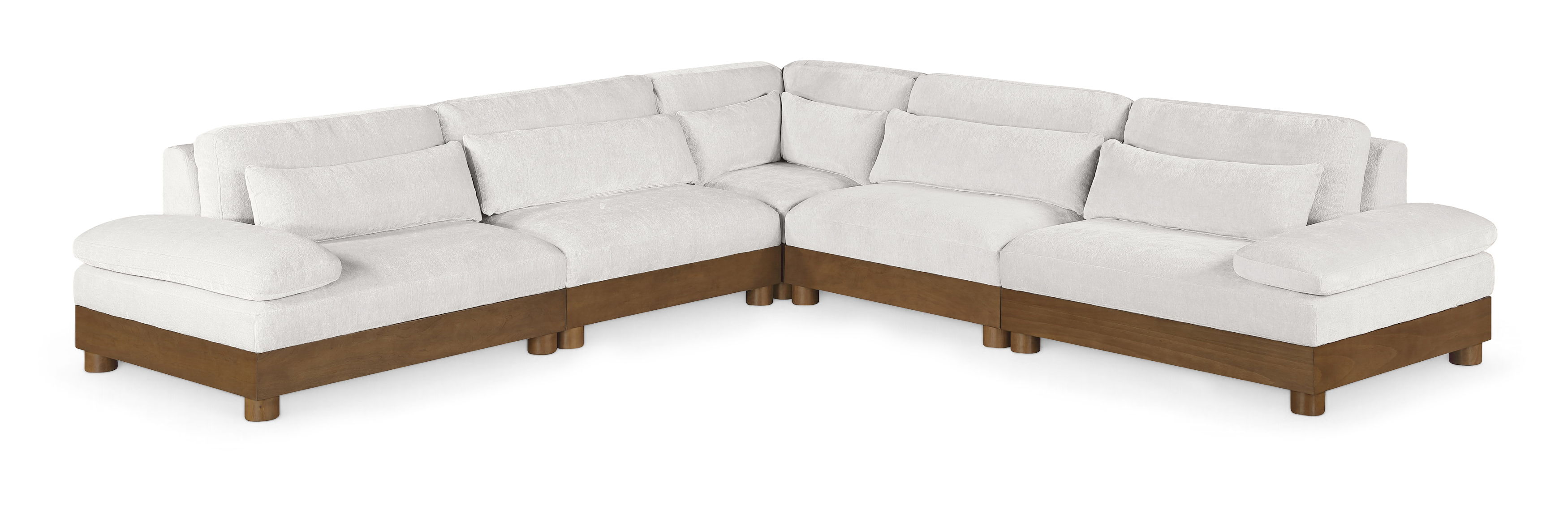 5 Pc · 2 Armless Chairs, Corner Chair, Left Arm Chair, Right Arm Chair