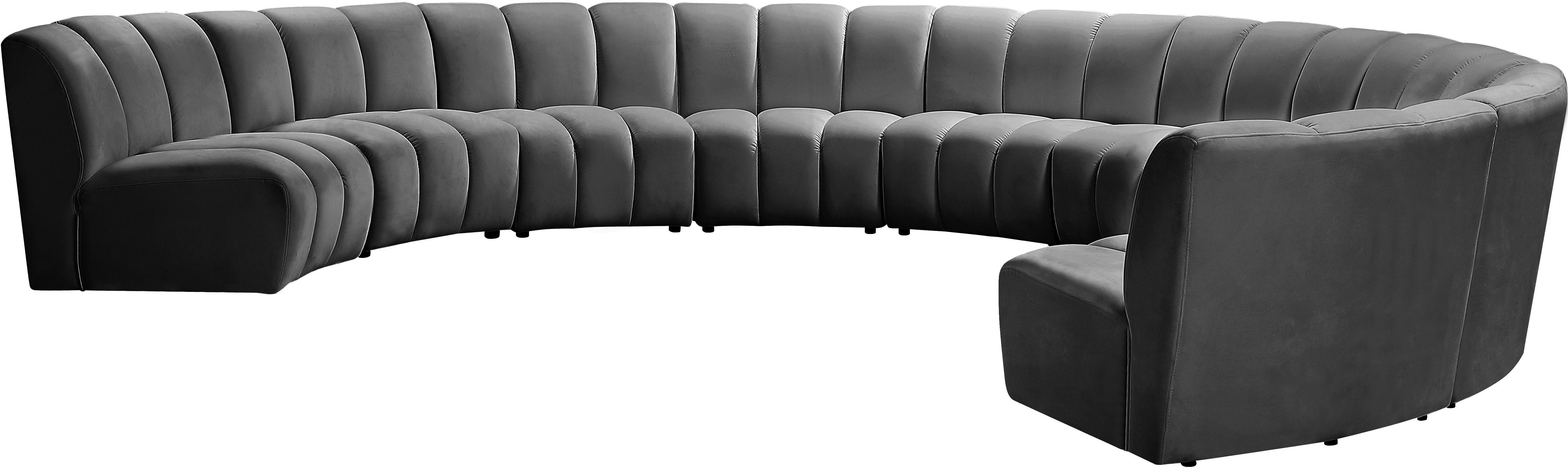 Infinity - 9 Piece Modular Sectional - Gray