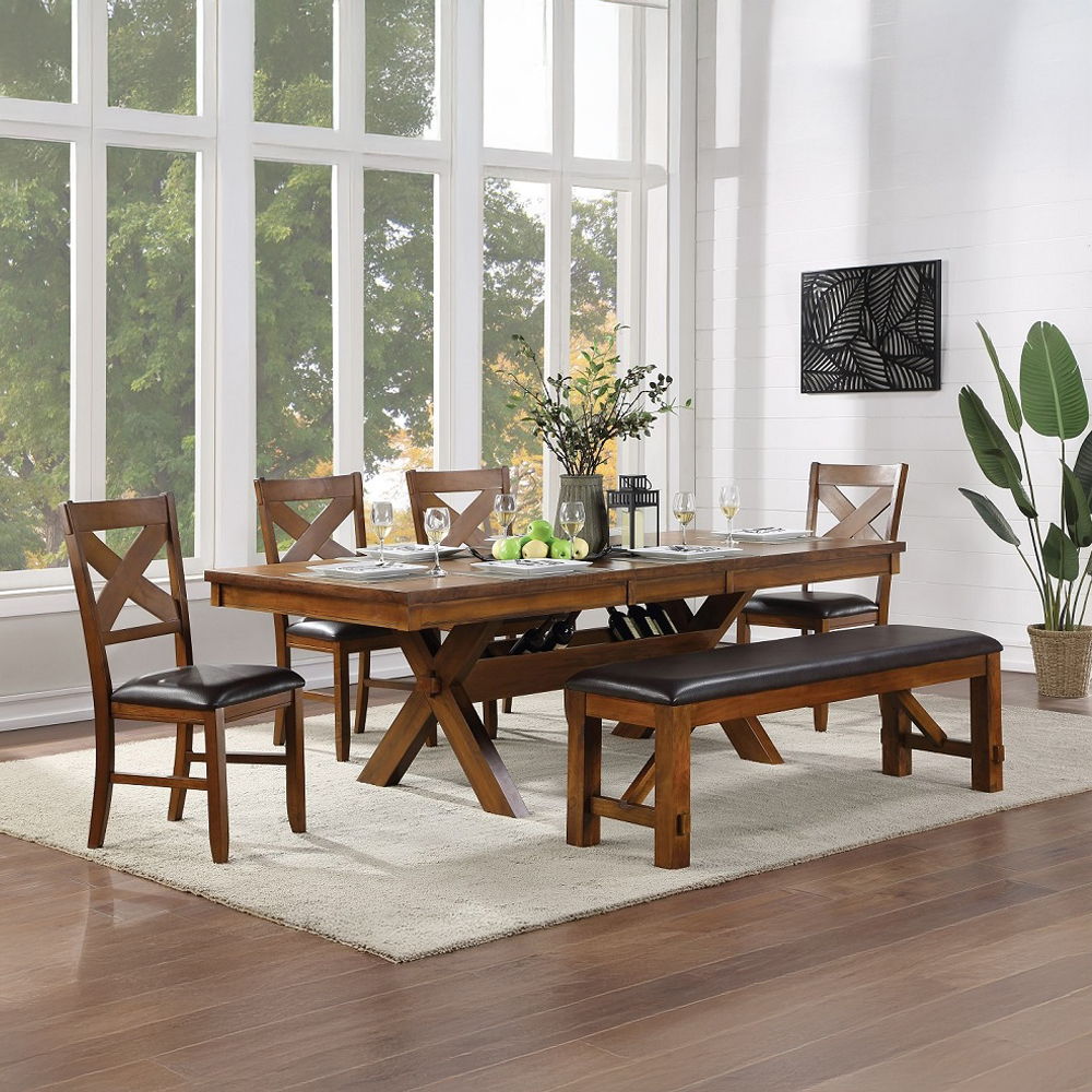 Apollo - Dining Table - Walnut, dark brown
