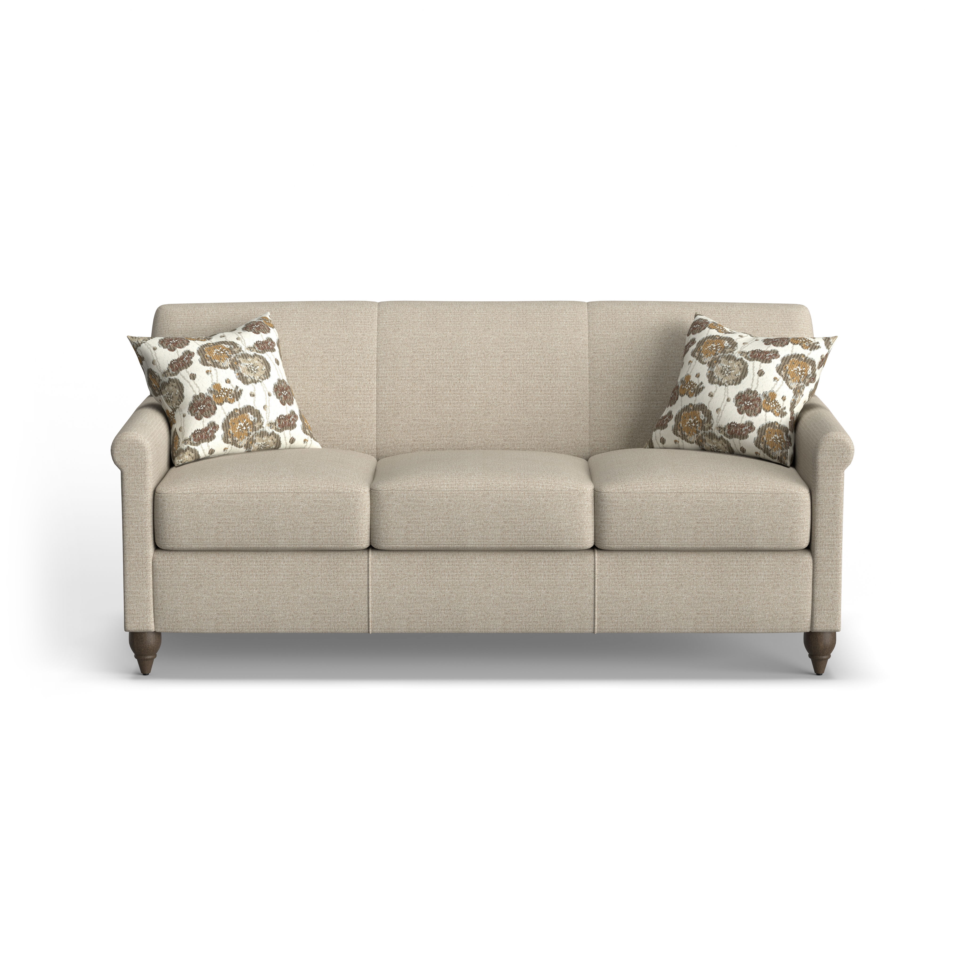 Stella - Fabric Sofa, light gray, view 4