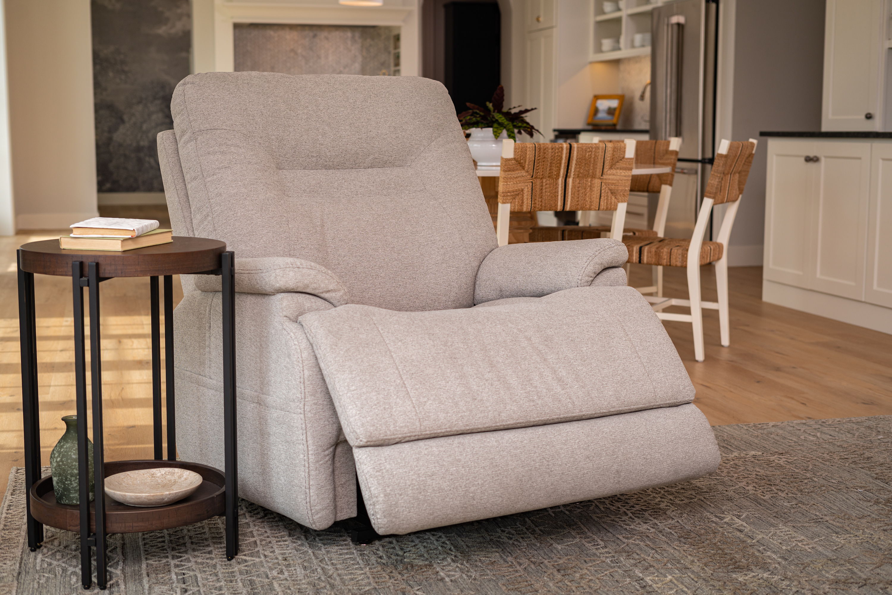 Zecliner Model 2 - Power Lift Sleep Chair - Dove, light gray, view 8