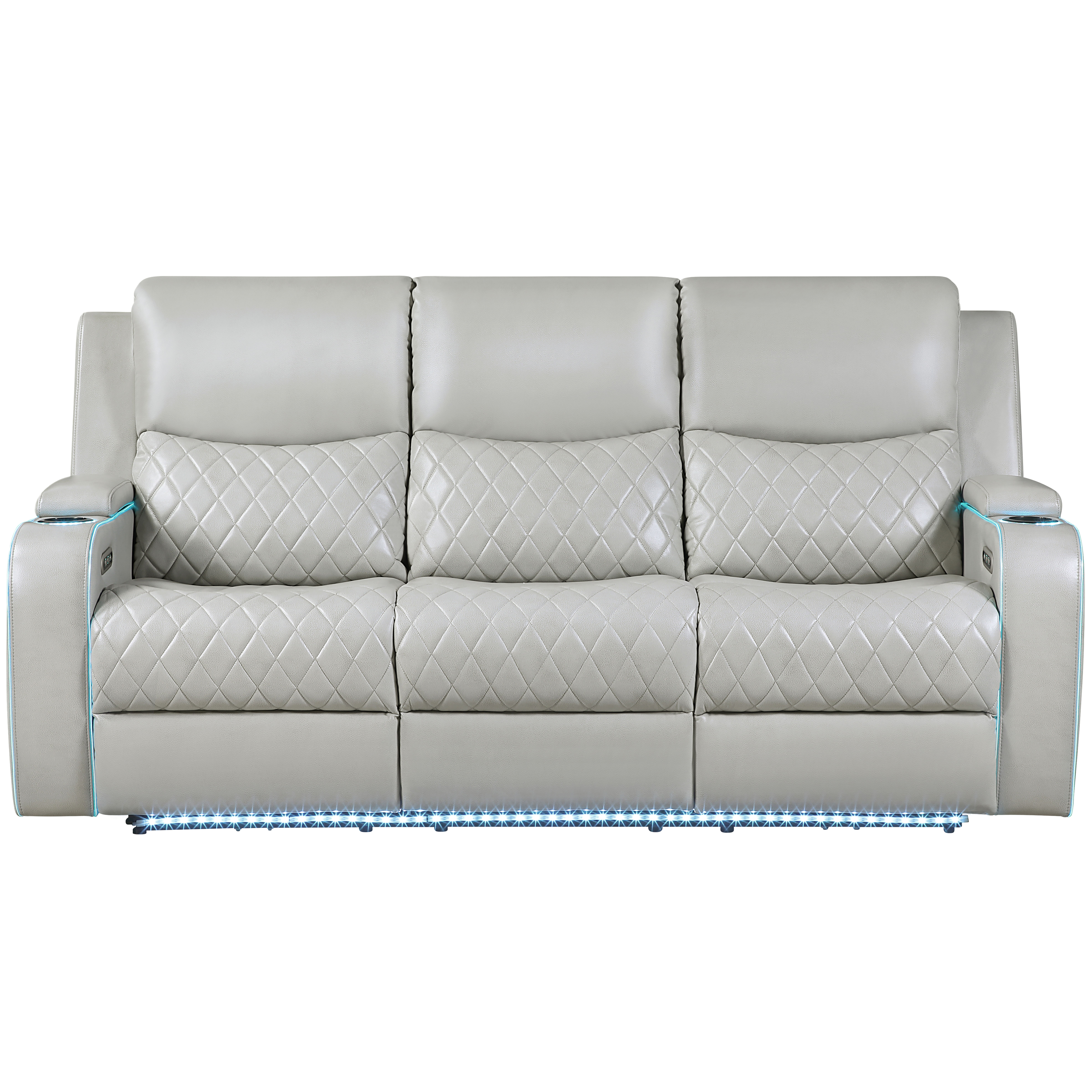 Luna - Power Sofa - Ice