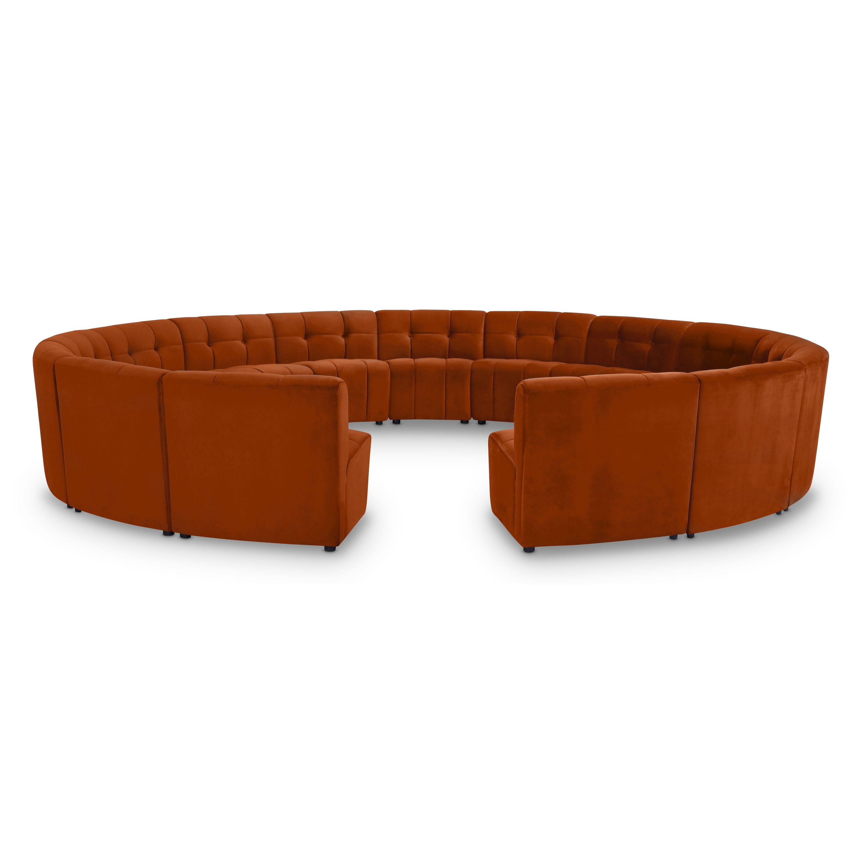 Limitless - 15 Piece Modular Sectional - Cognac