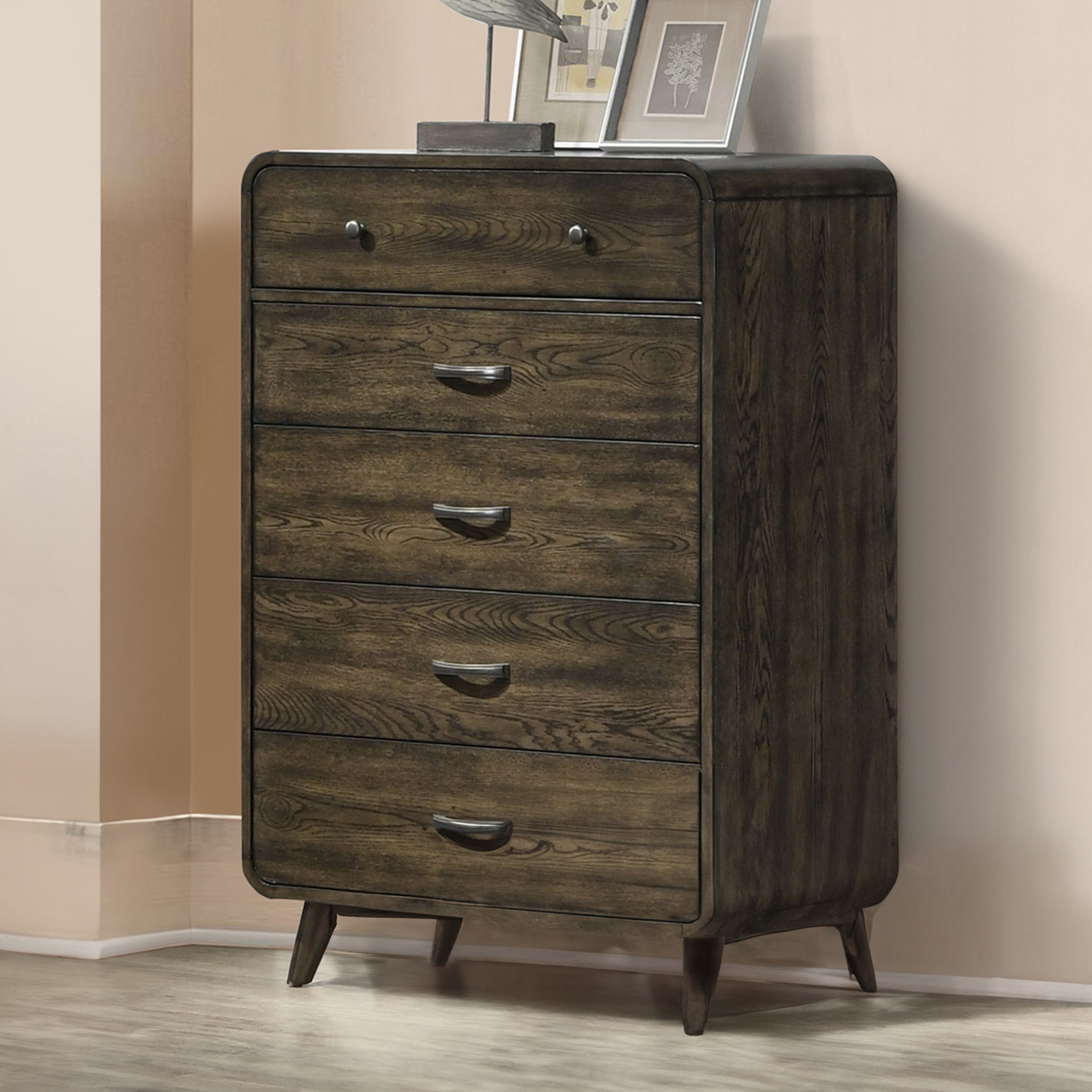 Rex - Chest - Walnut, dark brown
