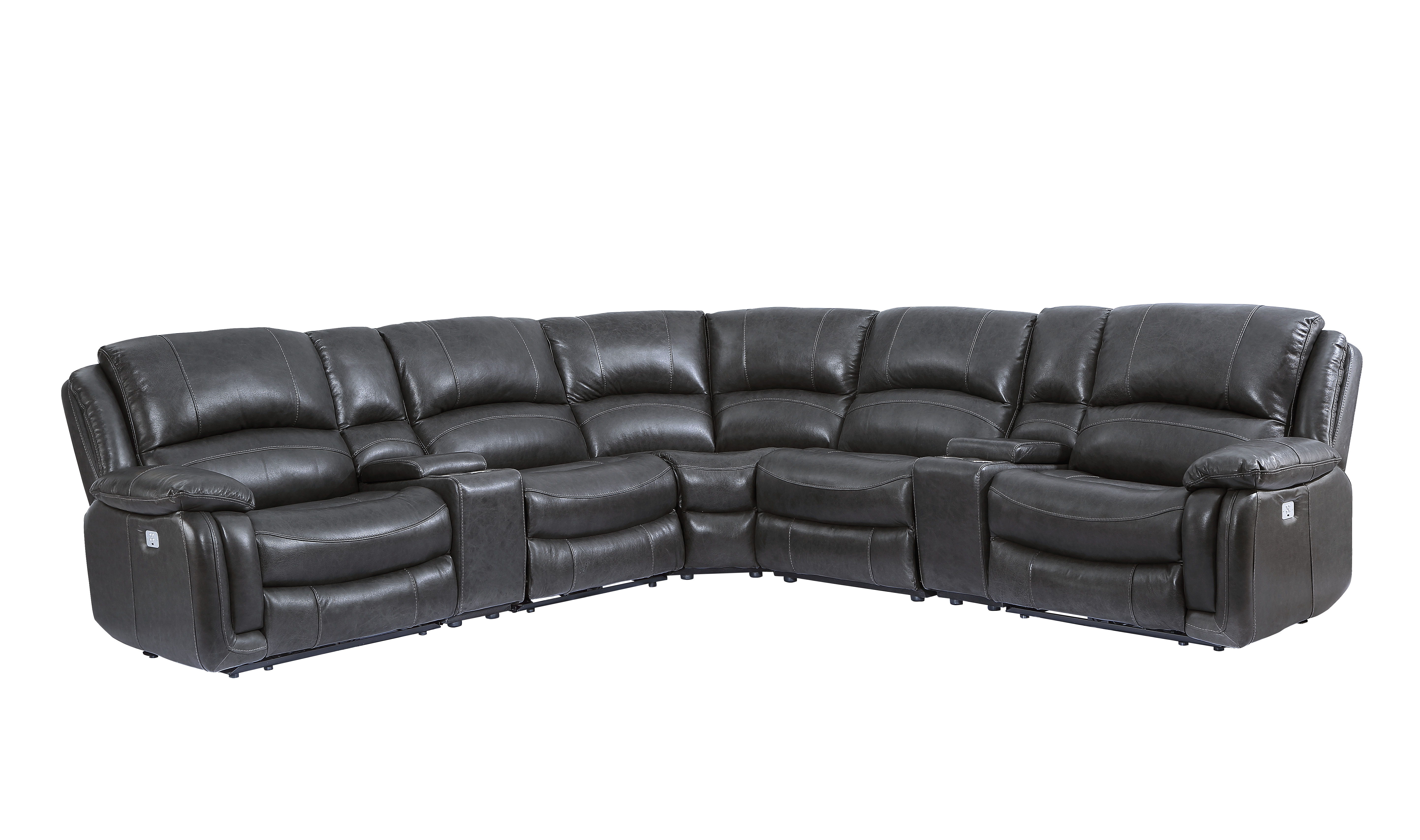 Denver - Armless Chair - Charcoal