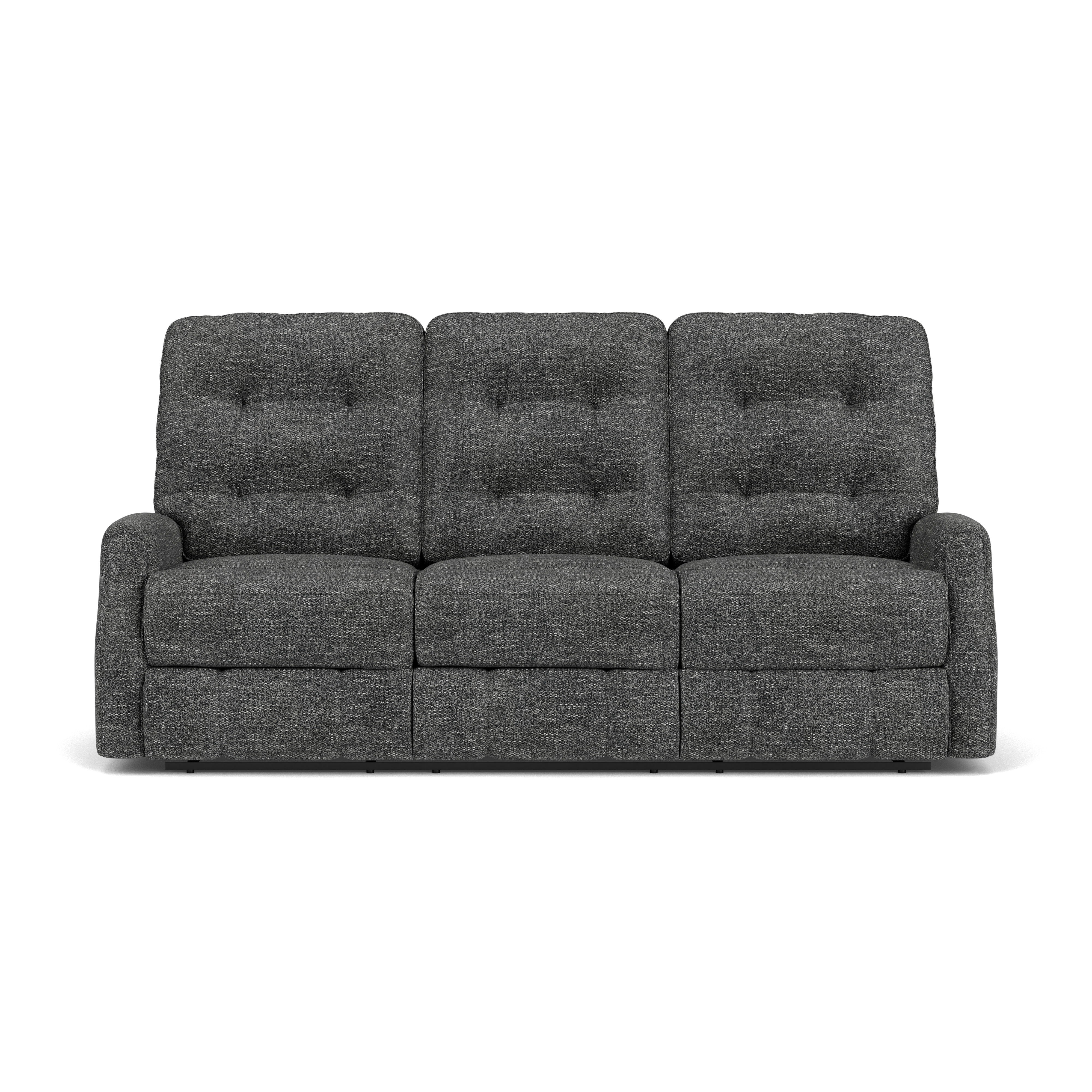 Devon - Transitional Fabric Reclining Sofa, beige, view 4